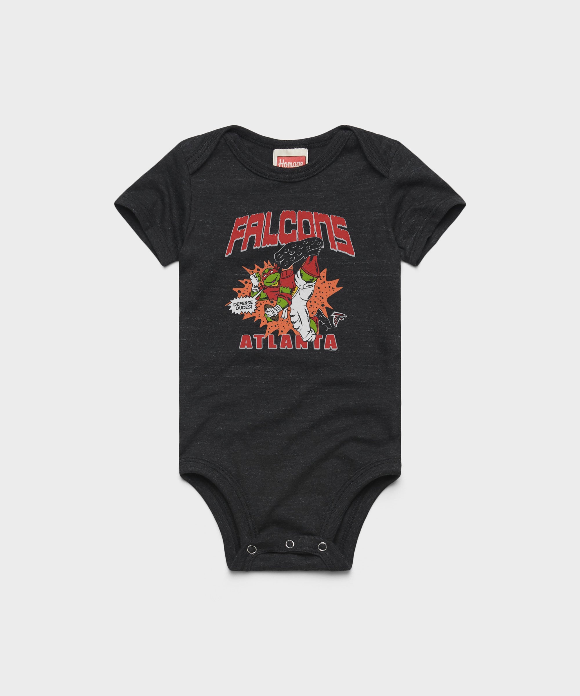 TMNT Raphael x Atlanta Falcons Baby One Piece