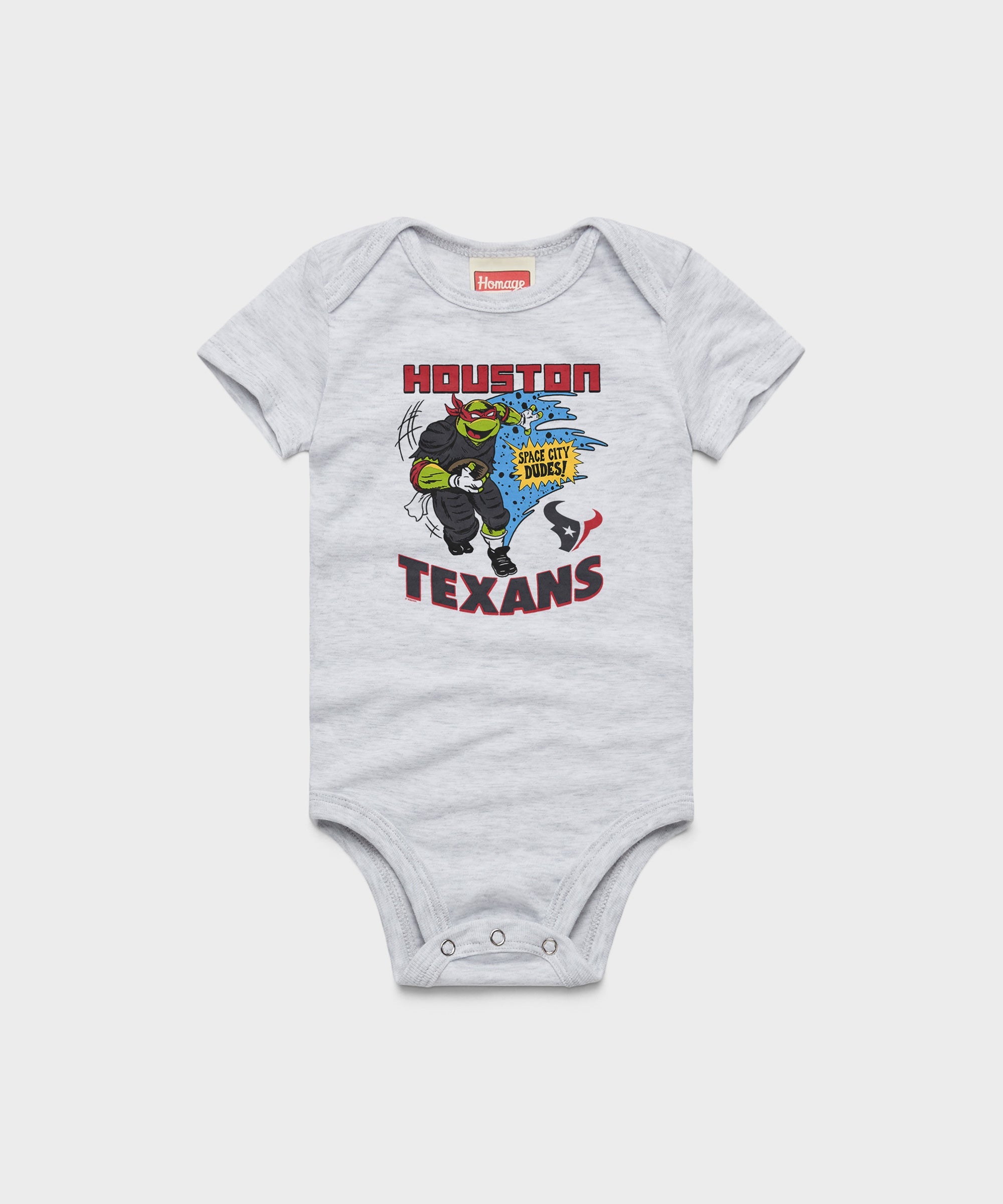 TMNT Raphael x Houston Texans Baby One Piece