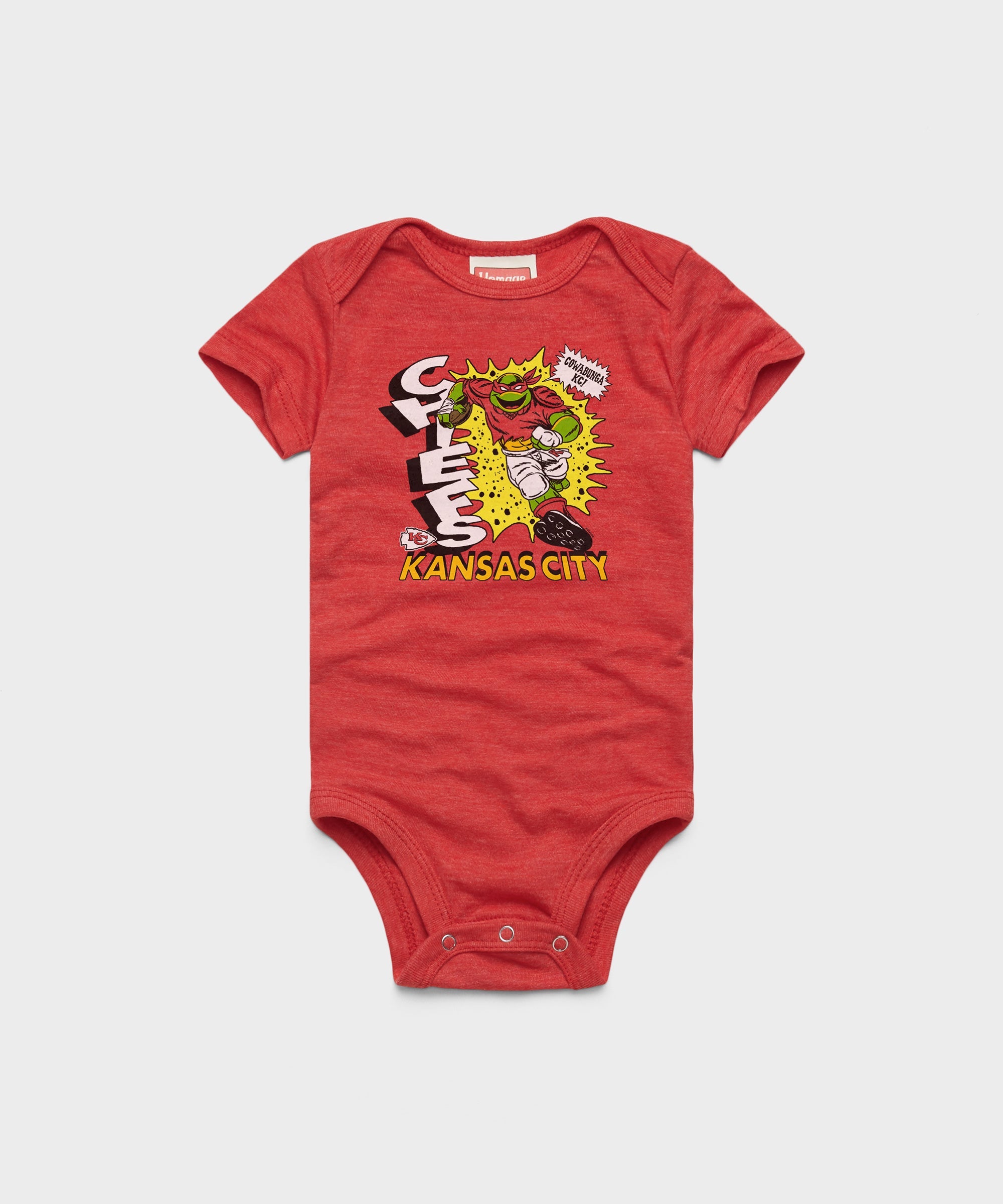 TMNT Raphael x Kansas City Chiefs Baby One Piece