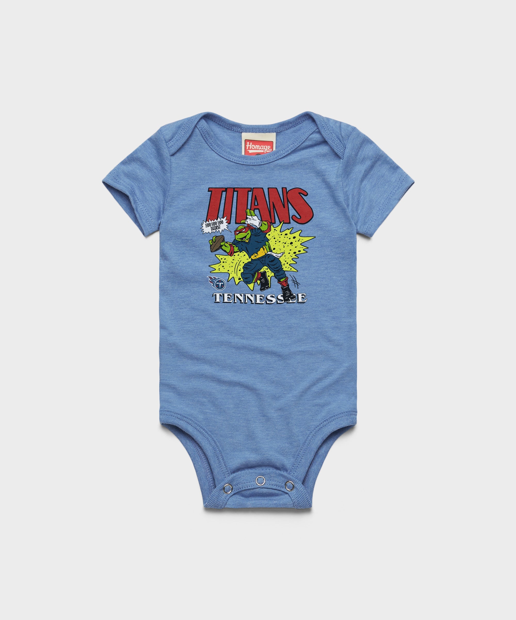 TMNT Raphael x Tennessee Titans Baby One Piece