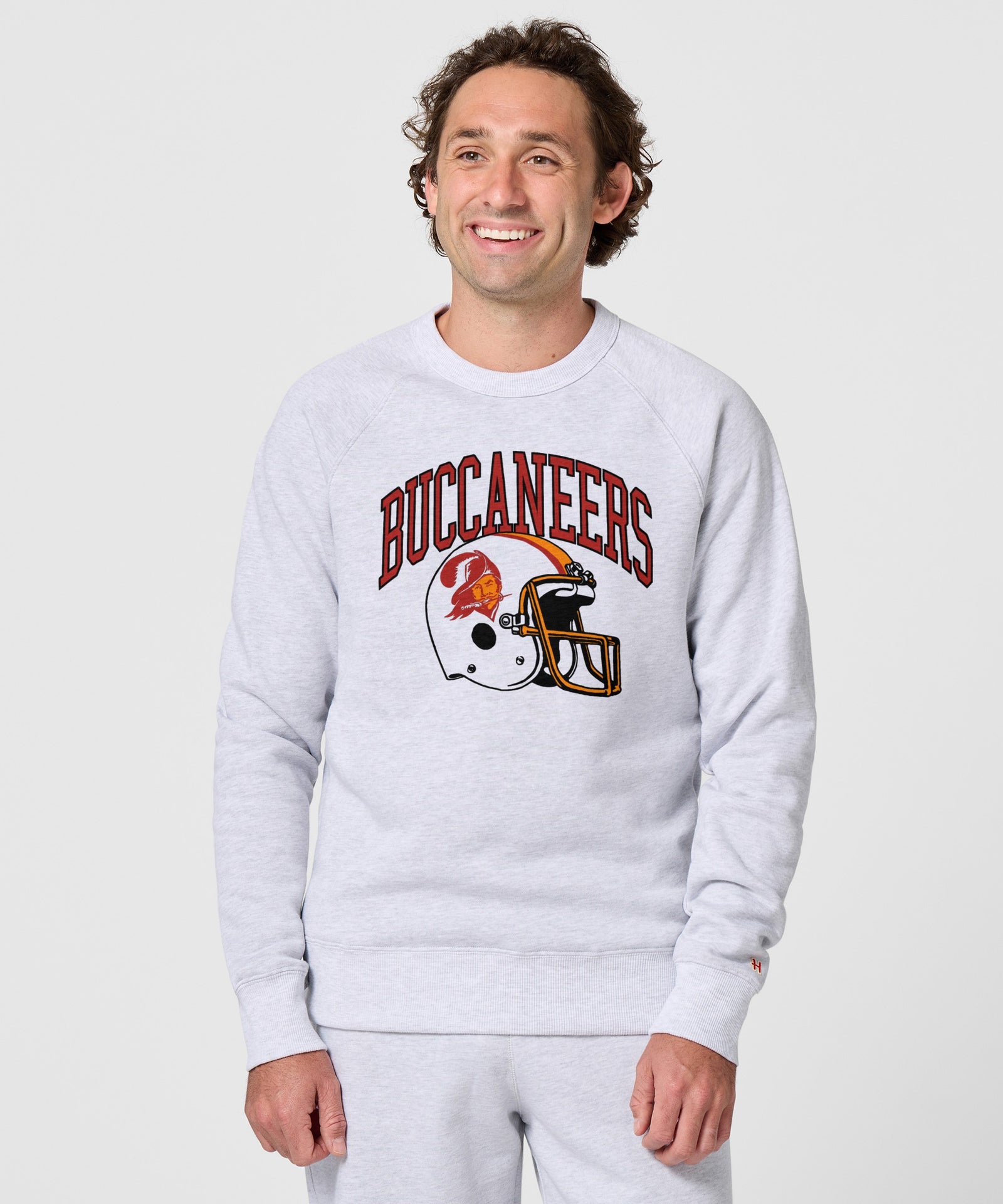 Tampa Bay Buccaneers Helmet Retro Crewneck
