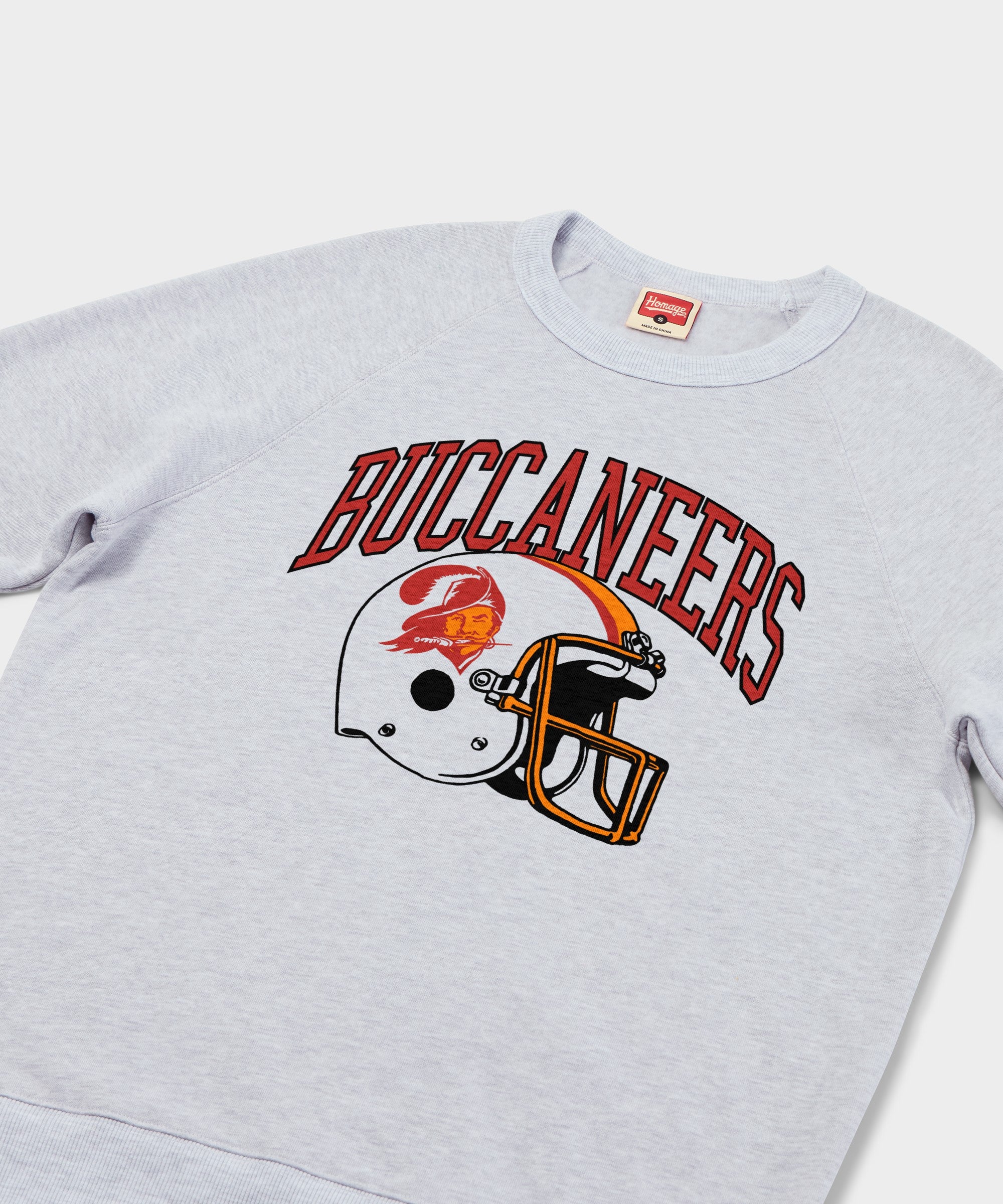 Tampa Bay Buccaneers Helmet Retro Crewneck