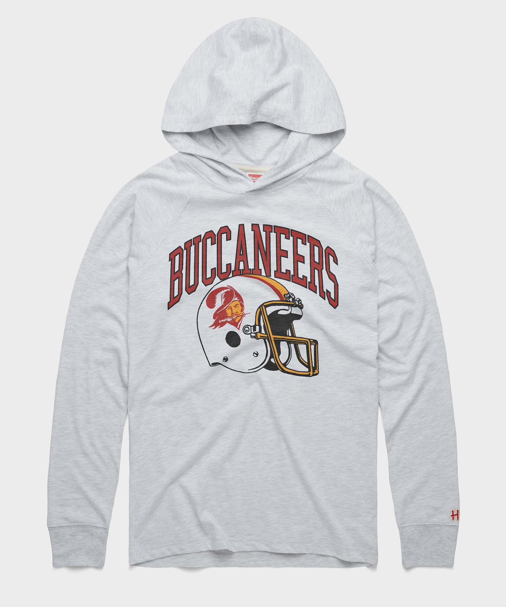 Tampa Bay Buccaneers Helmet Retro Lightweight Hoodie