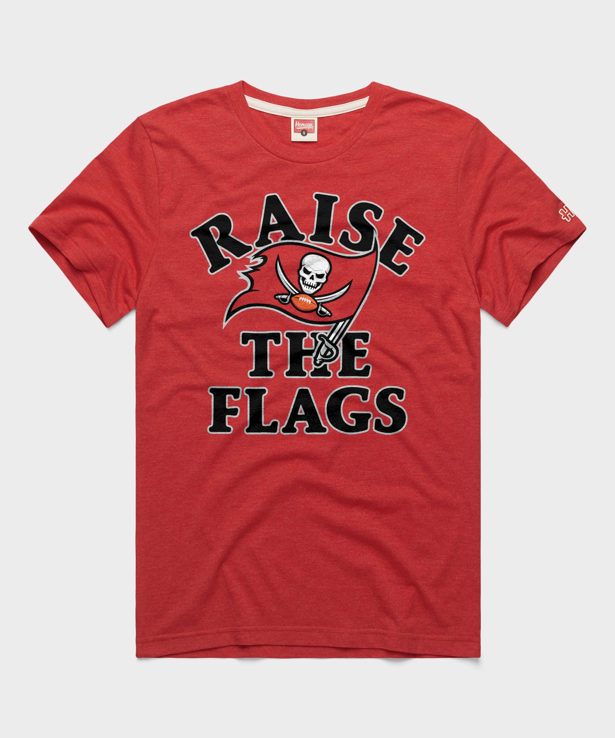 Tampa Bay Buccaneers Raise The Flags