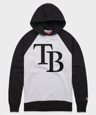 Tampa Bay Rays Cap Logo '08 Blackout Colorblock Hoodie