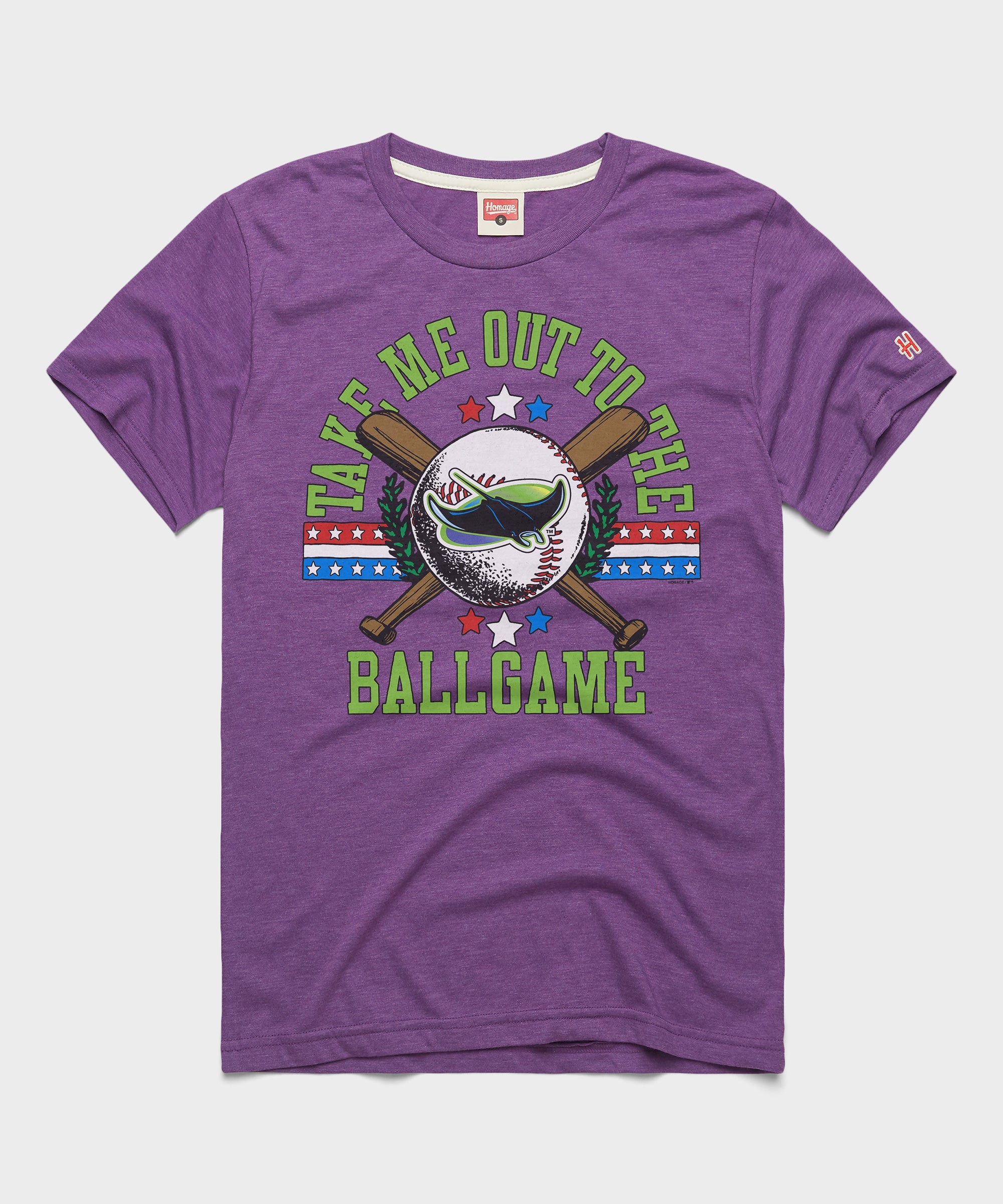 Tampa Bay Rays Take Me Out To The Ballgame Royal Purple