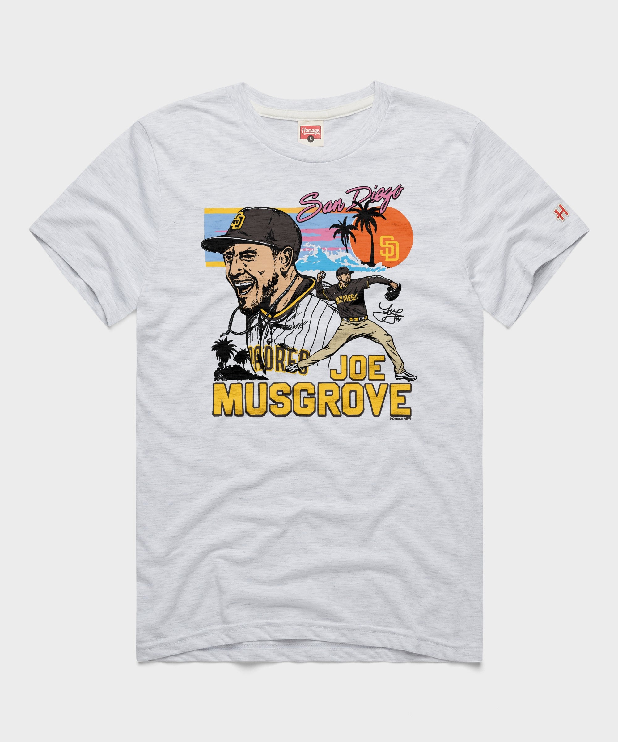 Team HOMAGE x Joe Musgrove Padres | Retro MLB Player T-Shirt