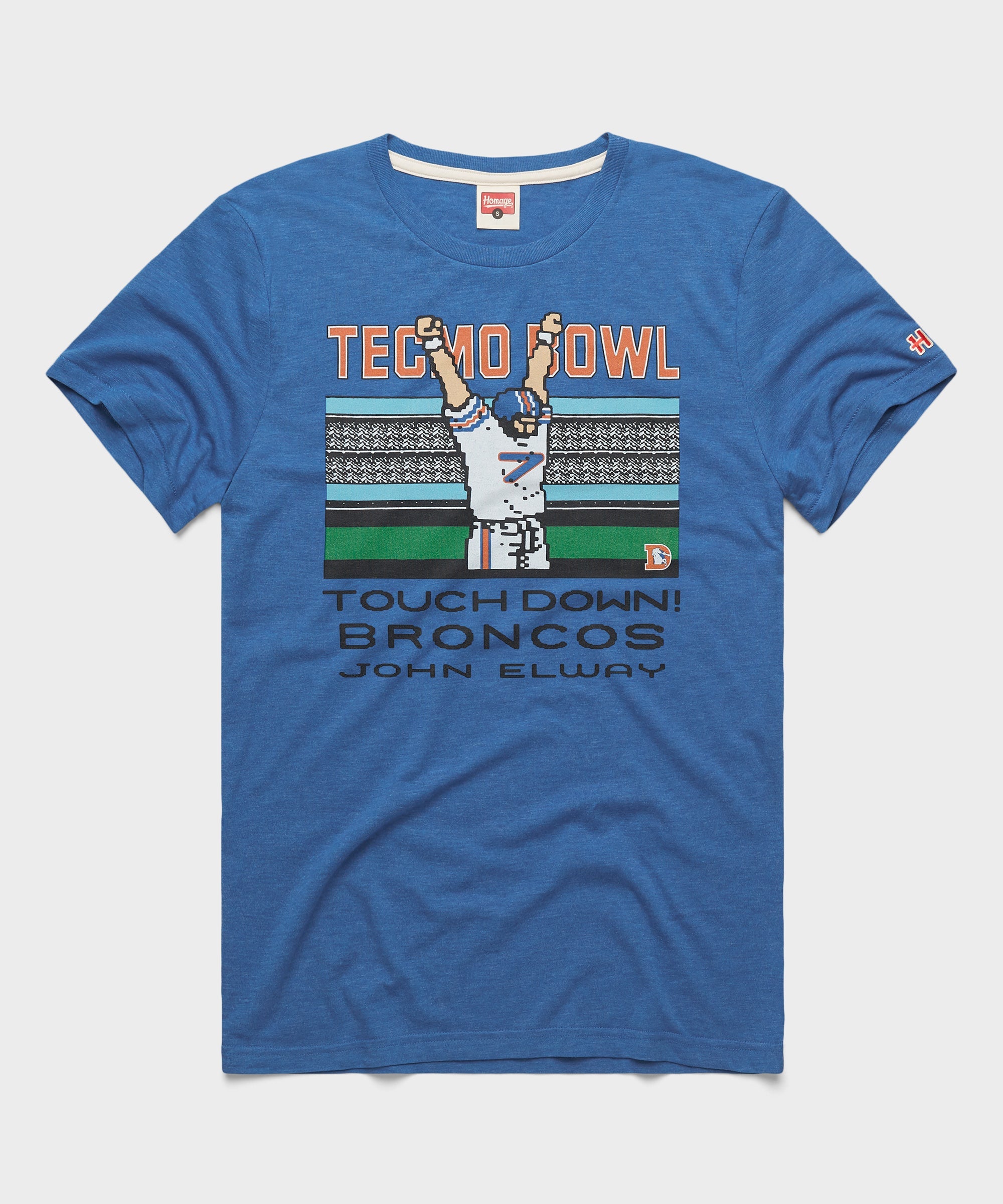 Tecmo Bowl Broncos John Elway Royal Blue