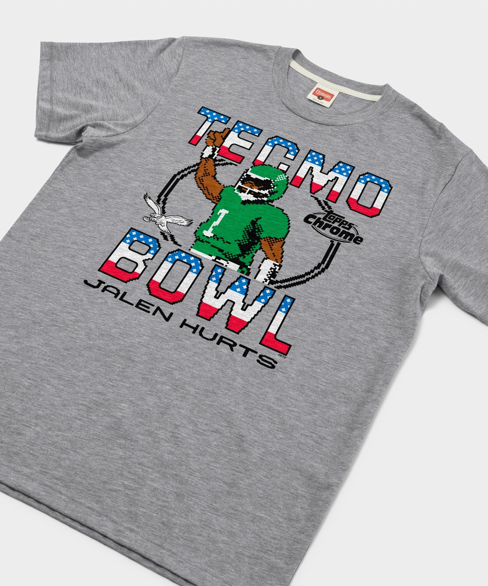 Tecmo Bowl x Topps Chrome Eagles Jalen Hurts