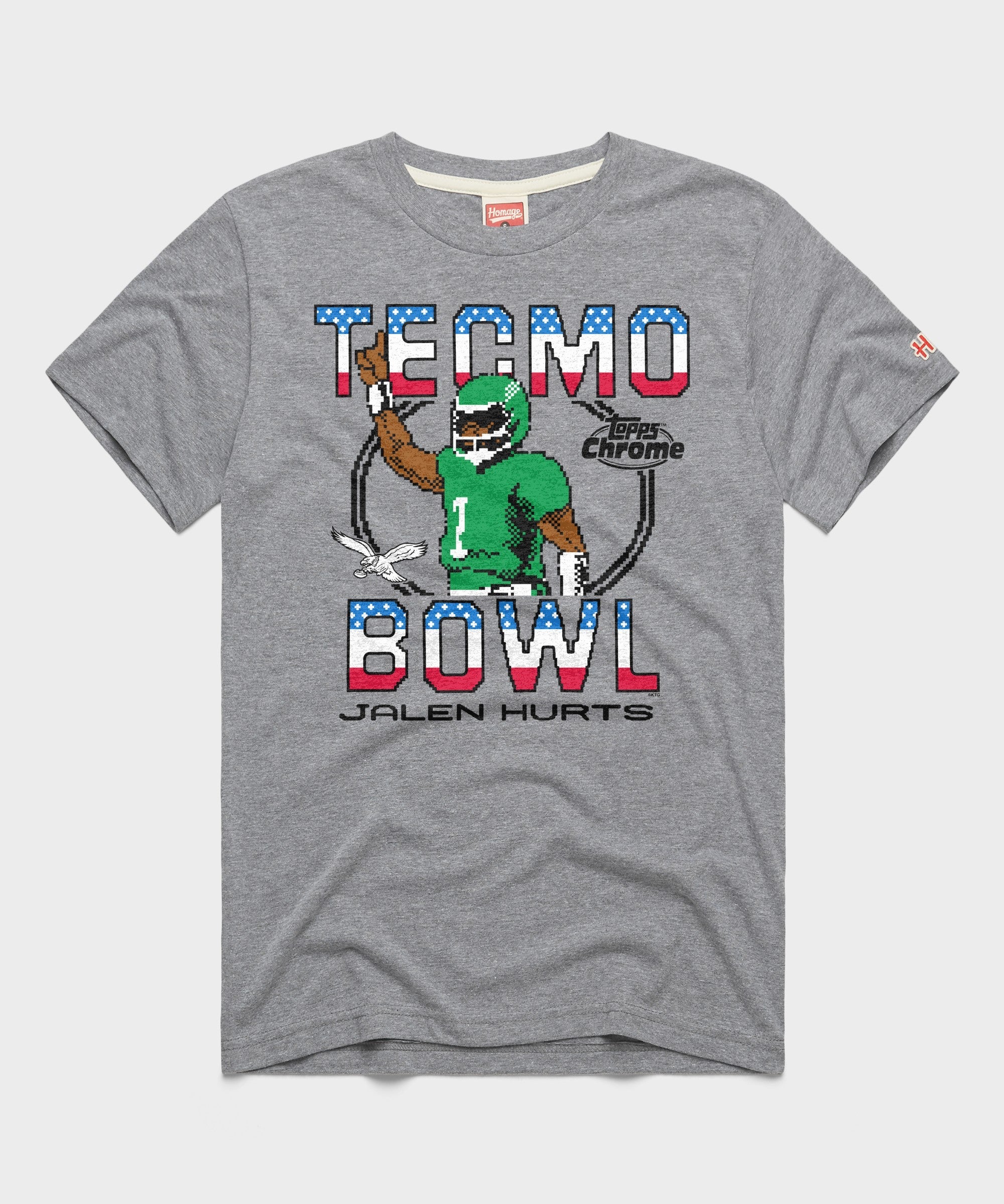Tecmo Bowl x Topps Chrome Eagles Jalen Hurts