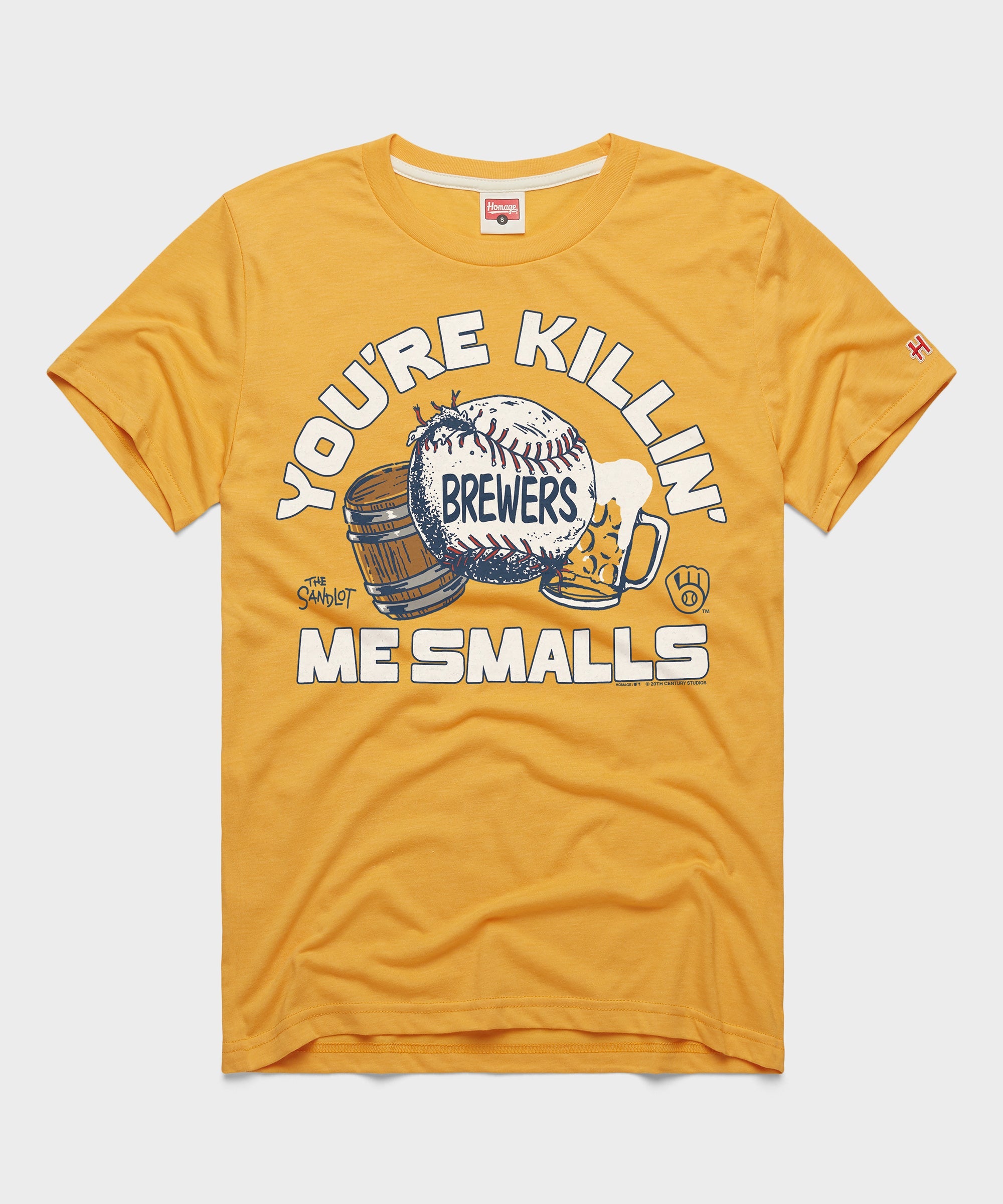 The Sandlot x Milwaukee Brewers Gold