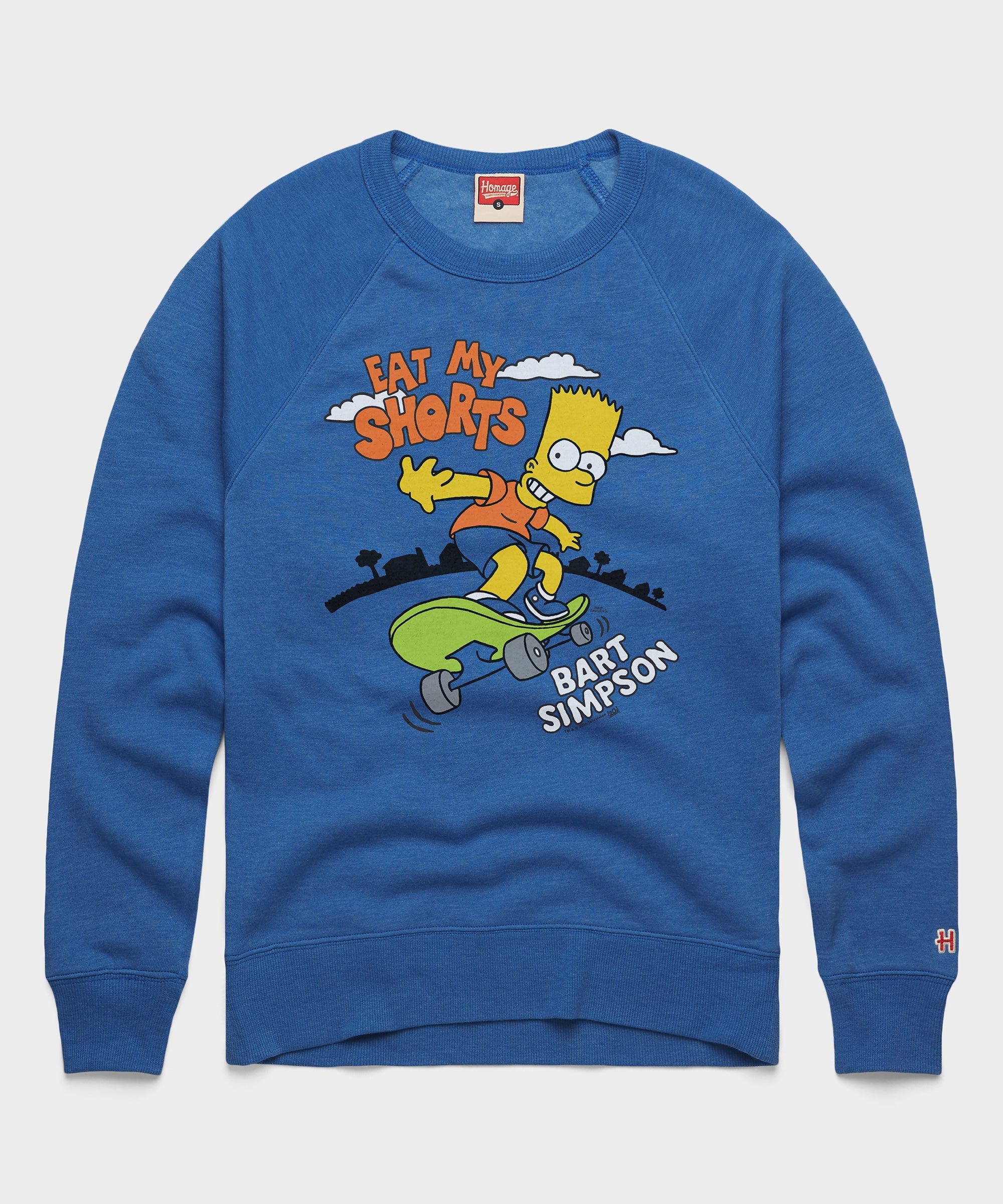 The Simpsons Bart Simpson Eat My Shorts Crewneck
