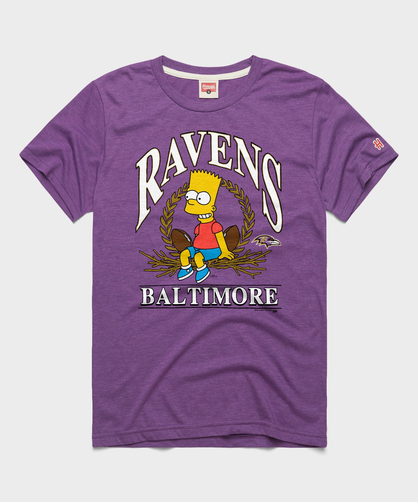The Simpsons Bart X Baltimore Ravens