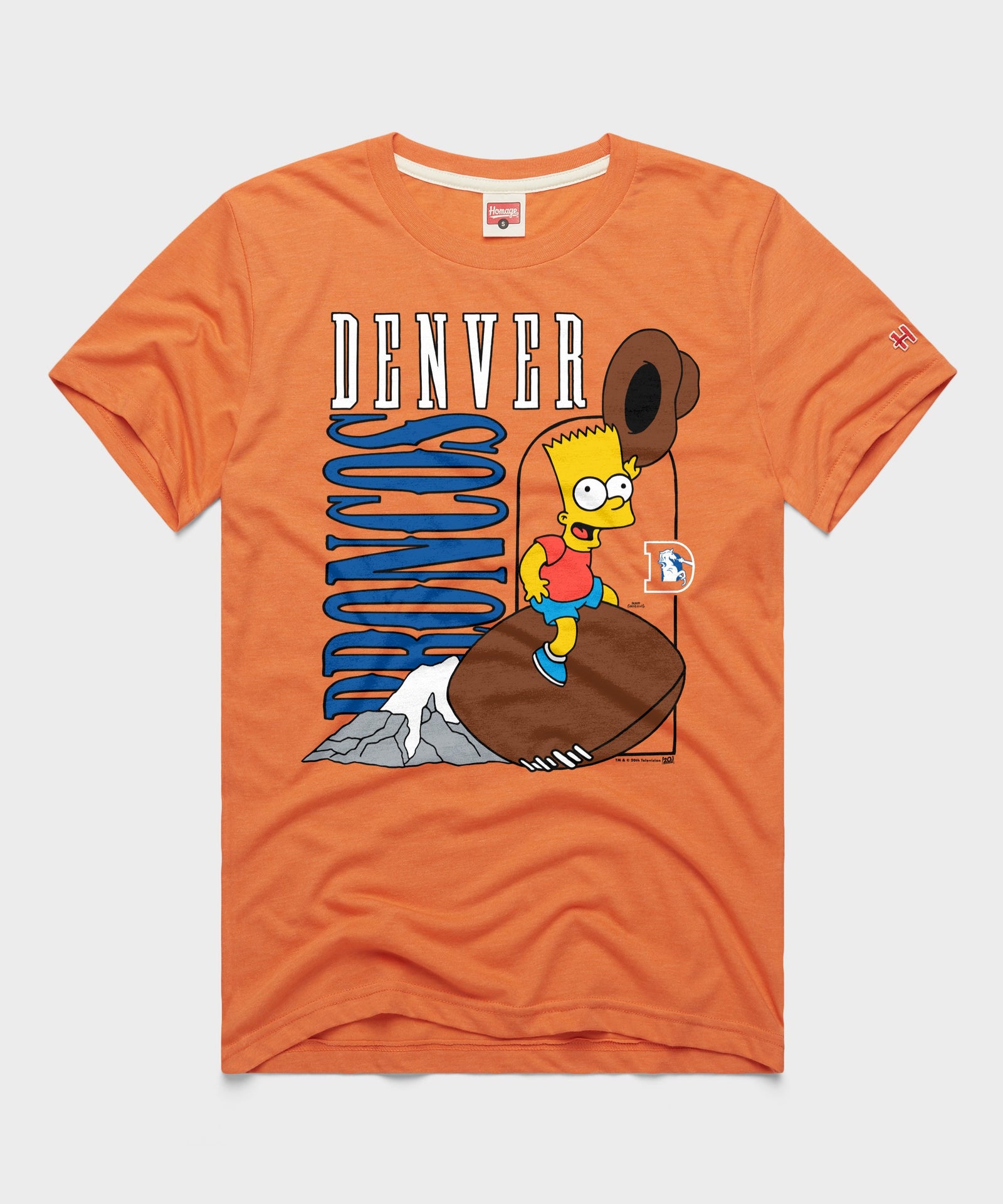 The Simpsons Bart X Denver Broncos