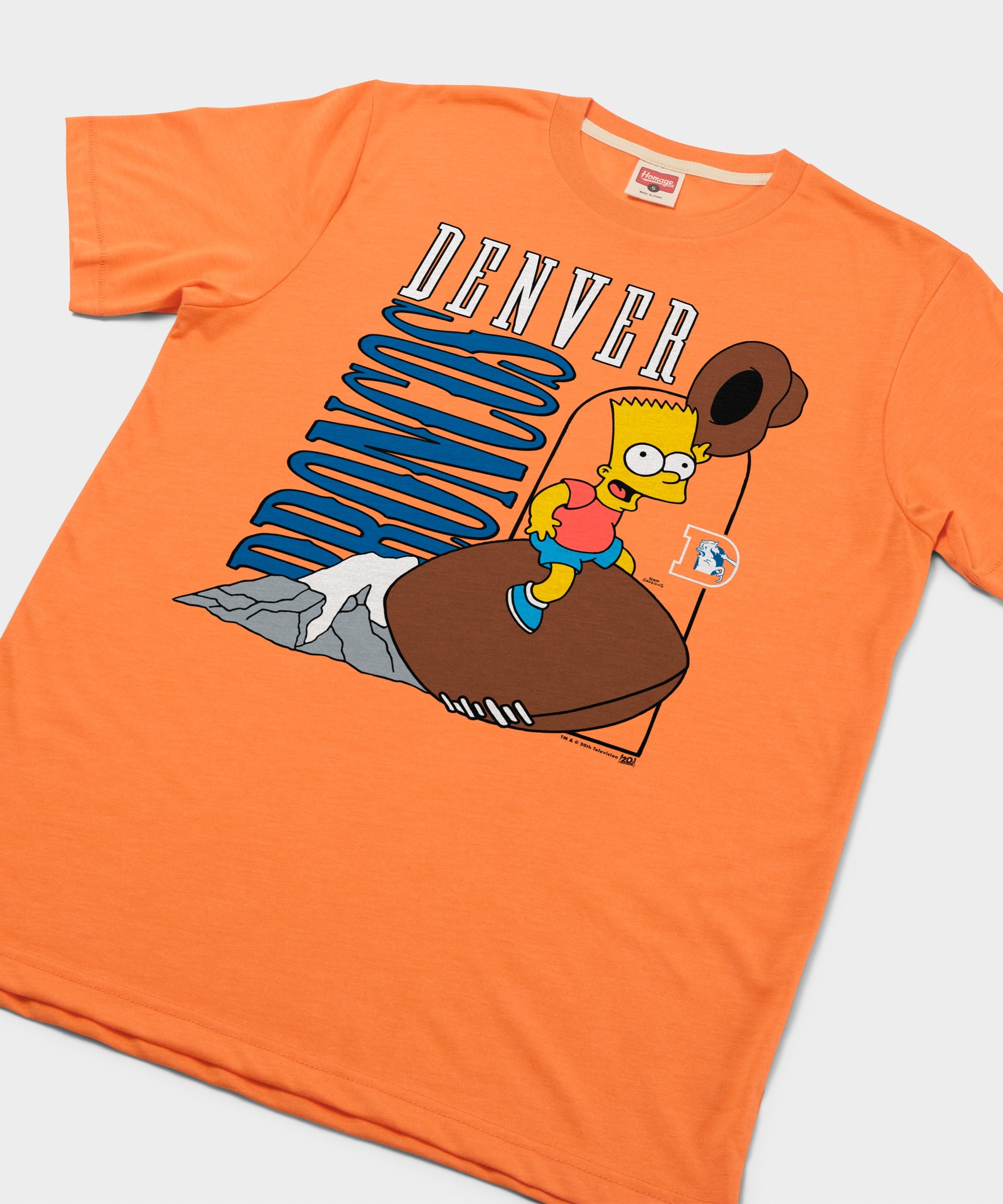The Simpsons Bart X Denver Broncos