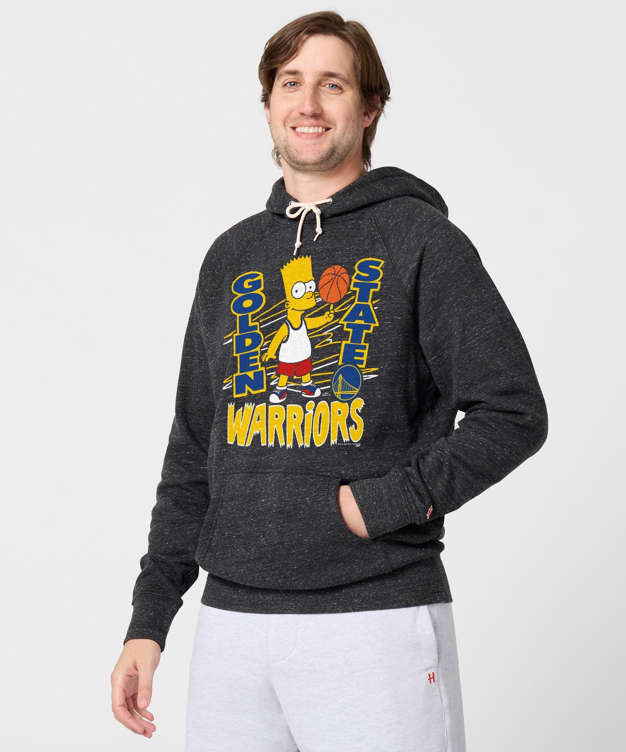 The Simpsons Bart X Golden State Warriors Hoodie