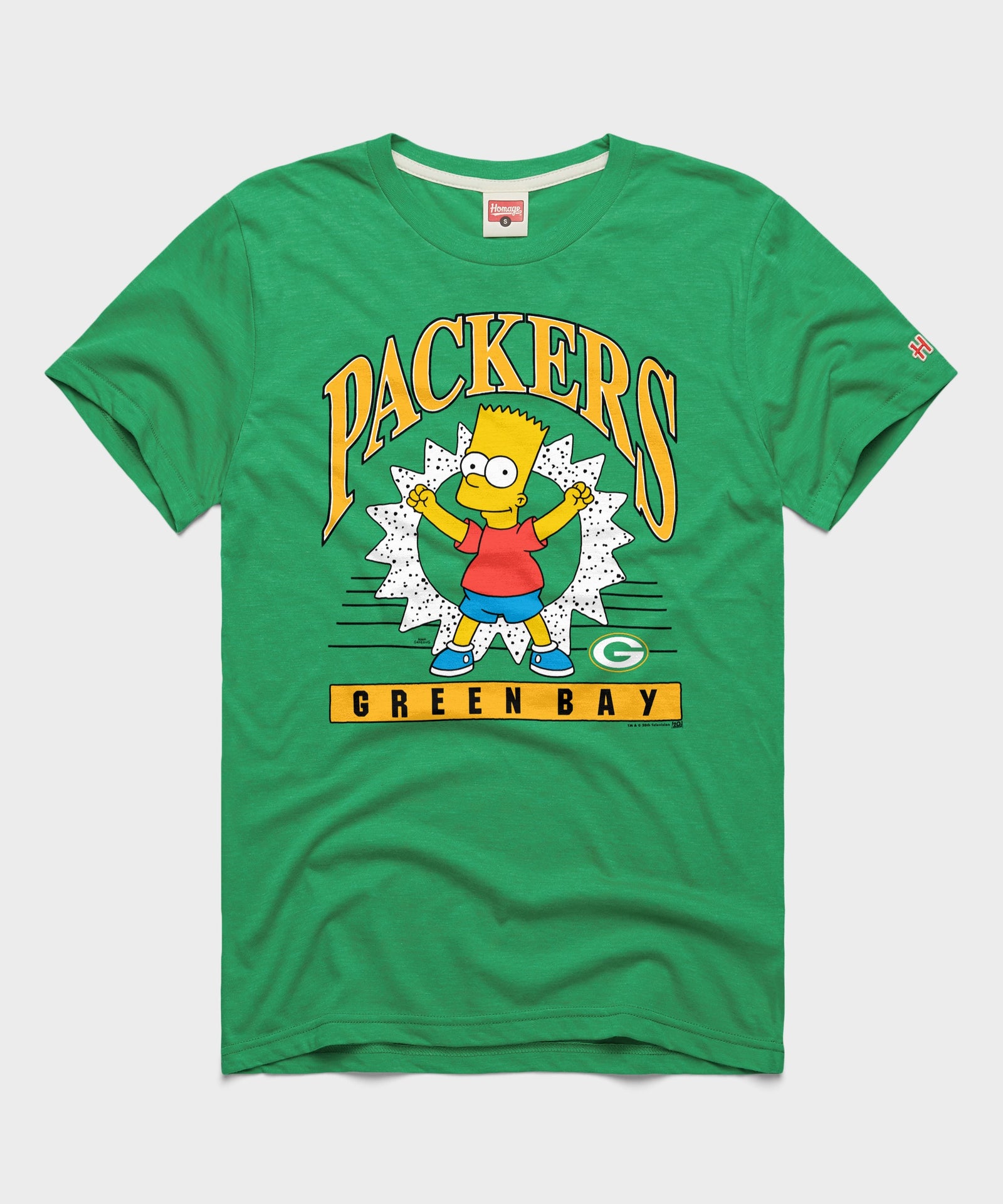 The Simpsons Bart X Green Bay Packers