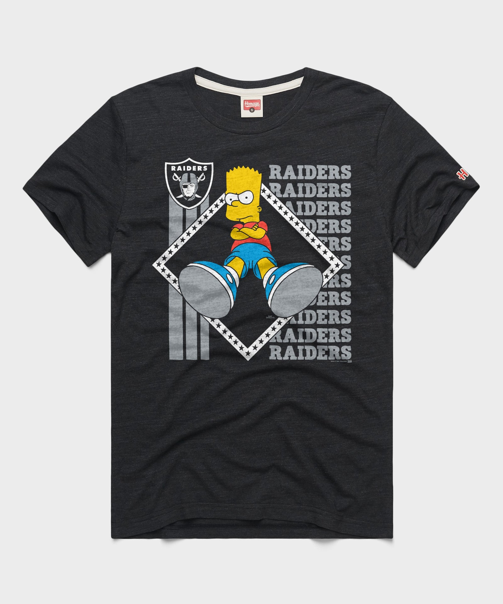 The Simpsons Bart X Las Vegas Raiders