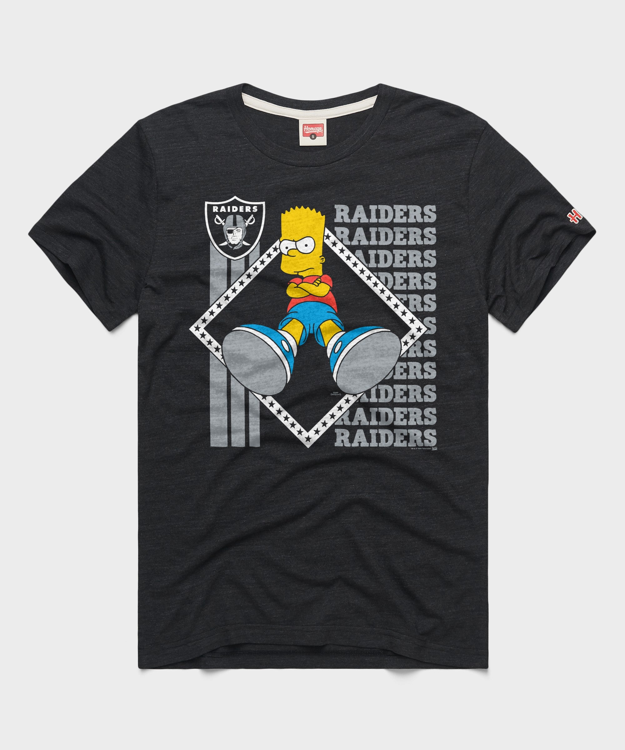 The Simpsons Bart X Las Vegas Raiders