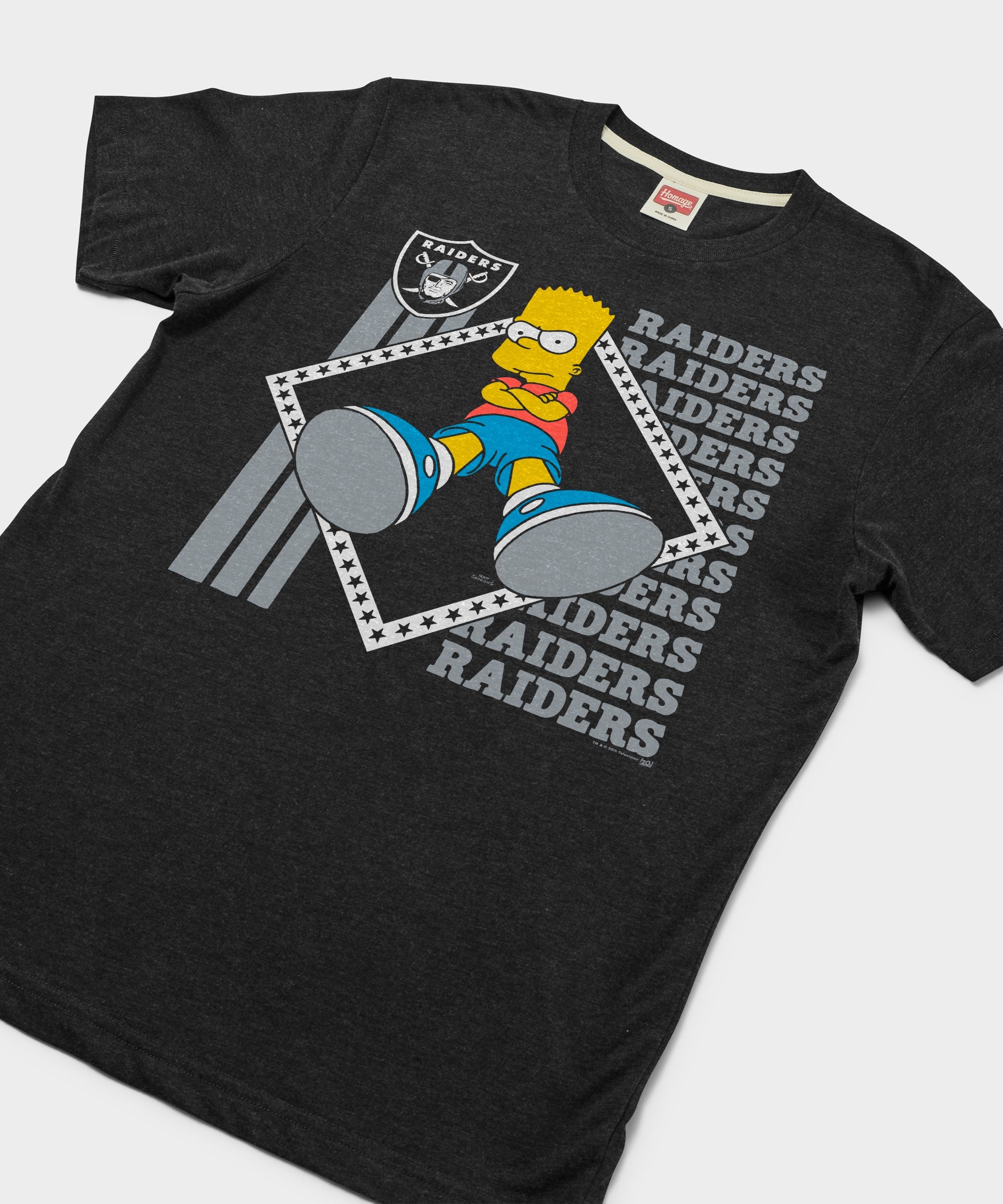 The Simpsons Bart X Las Vegas Raiders
