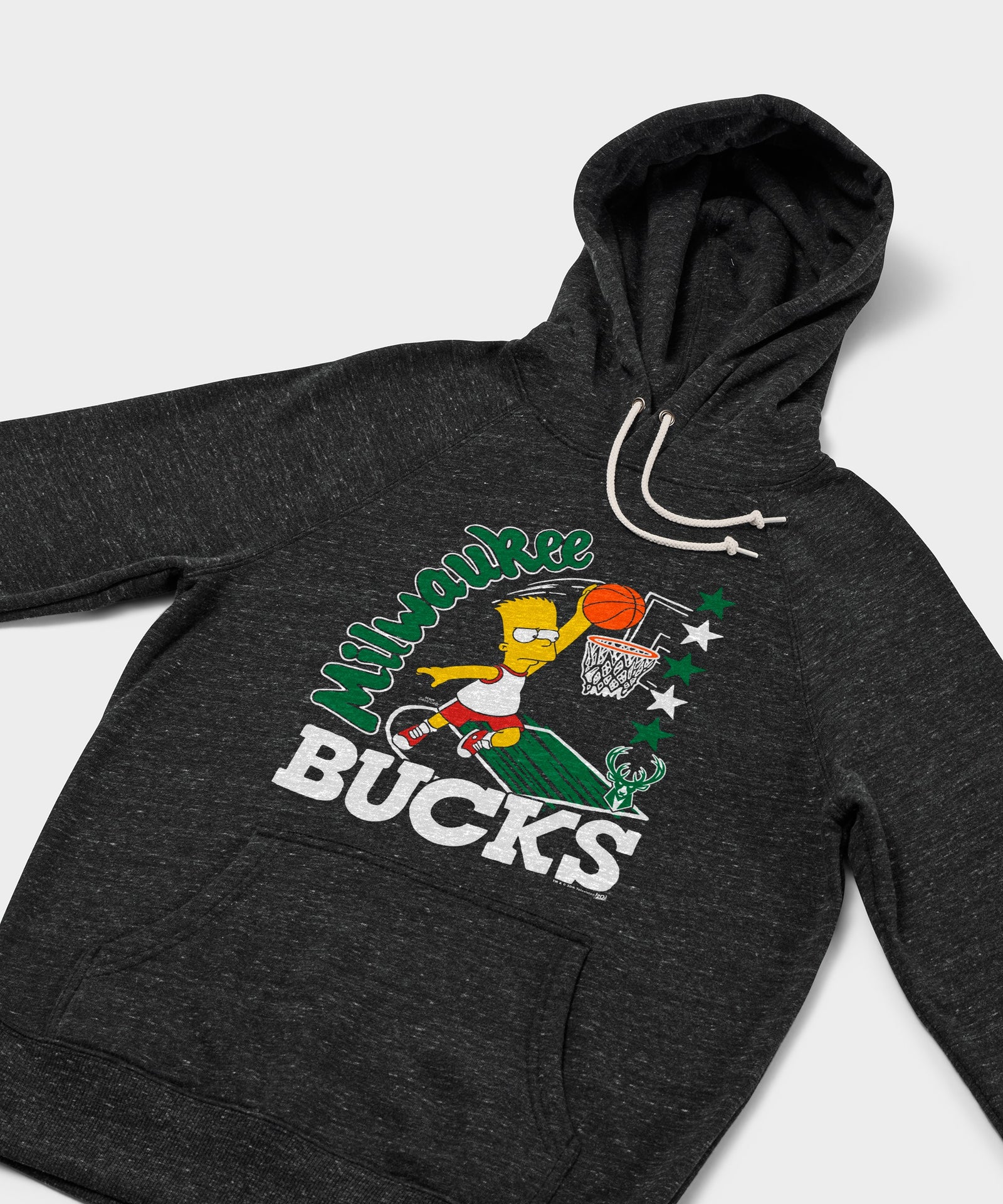 The Simpsons Bart X Milwaukee Bucks Hoodie