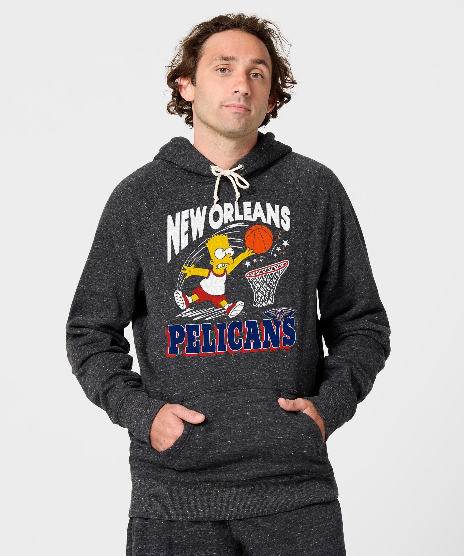 The Simpsons Bart X New Orleans Pelicans Hoodie