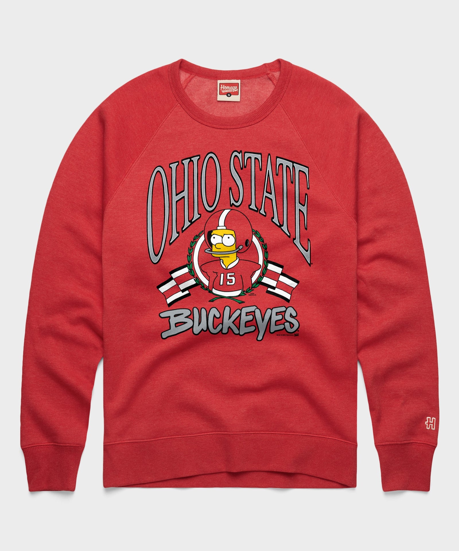 The Simpsons Bart X Ohio State Crewneck