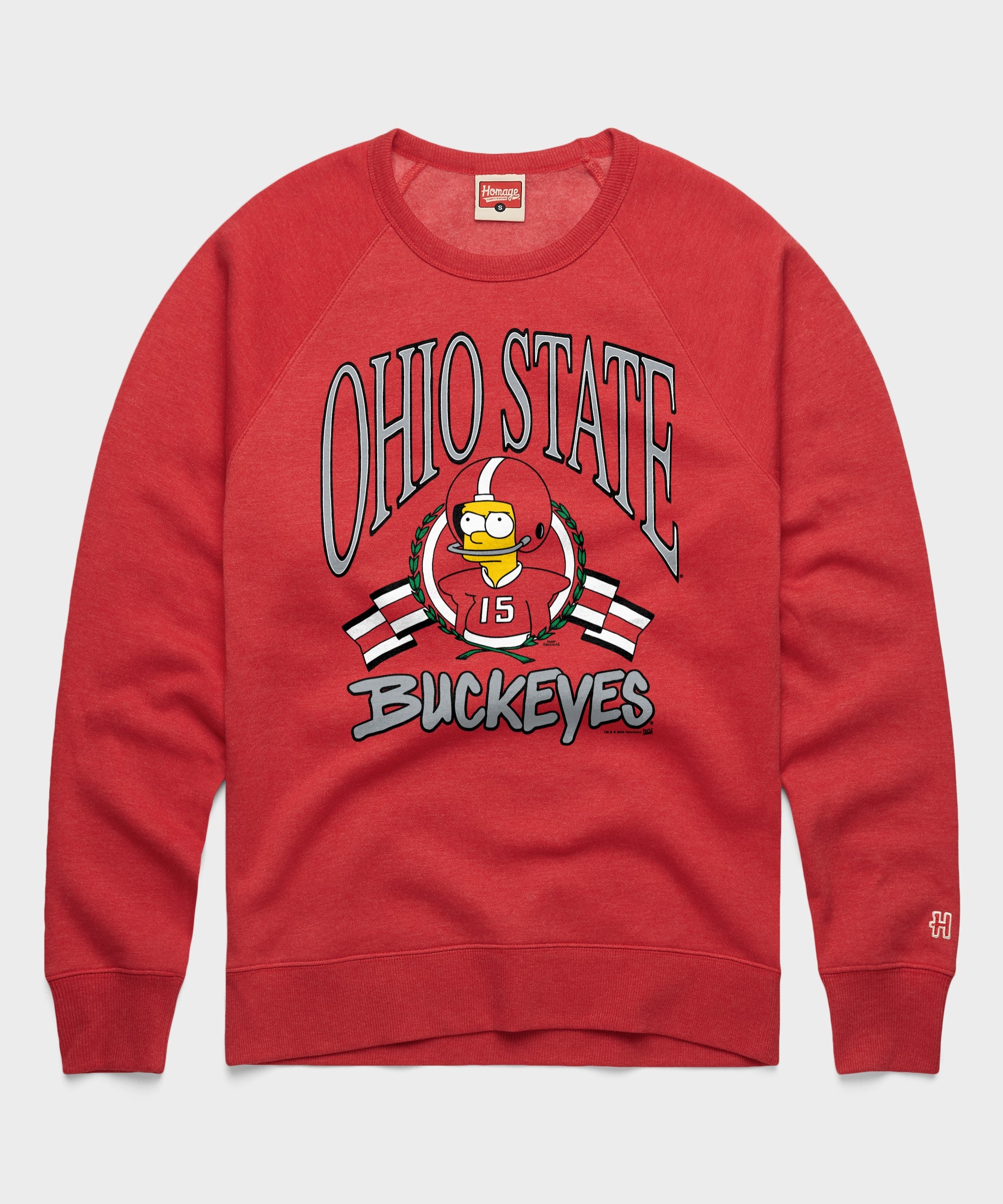 The Simpsons Bart X Ohio State Crewneck