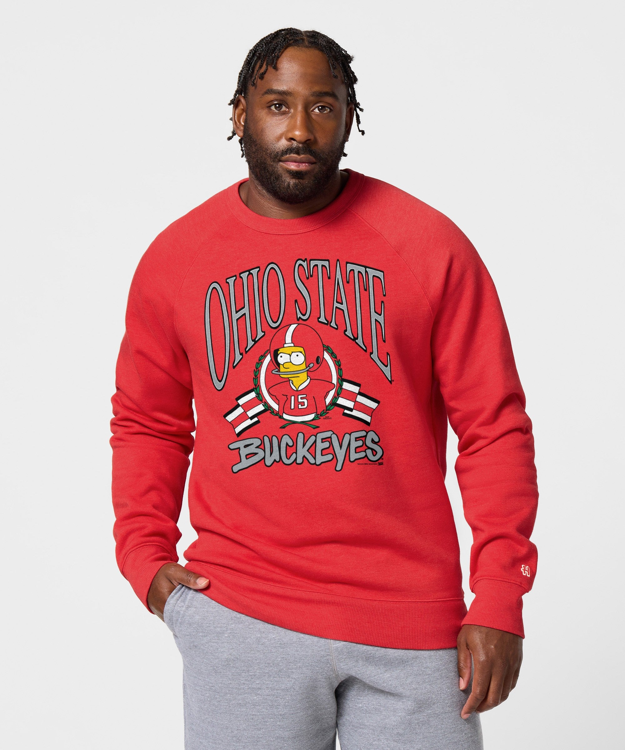 The Simpsons Bart X Ohio State Crewneck
