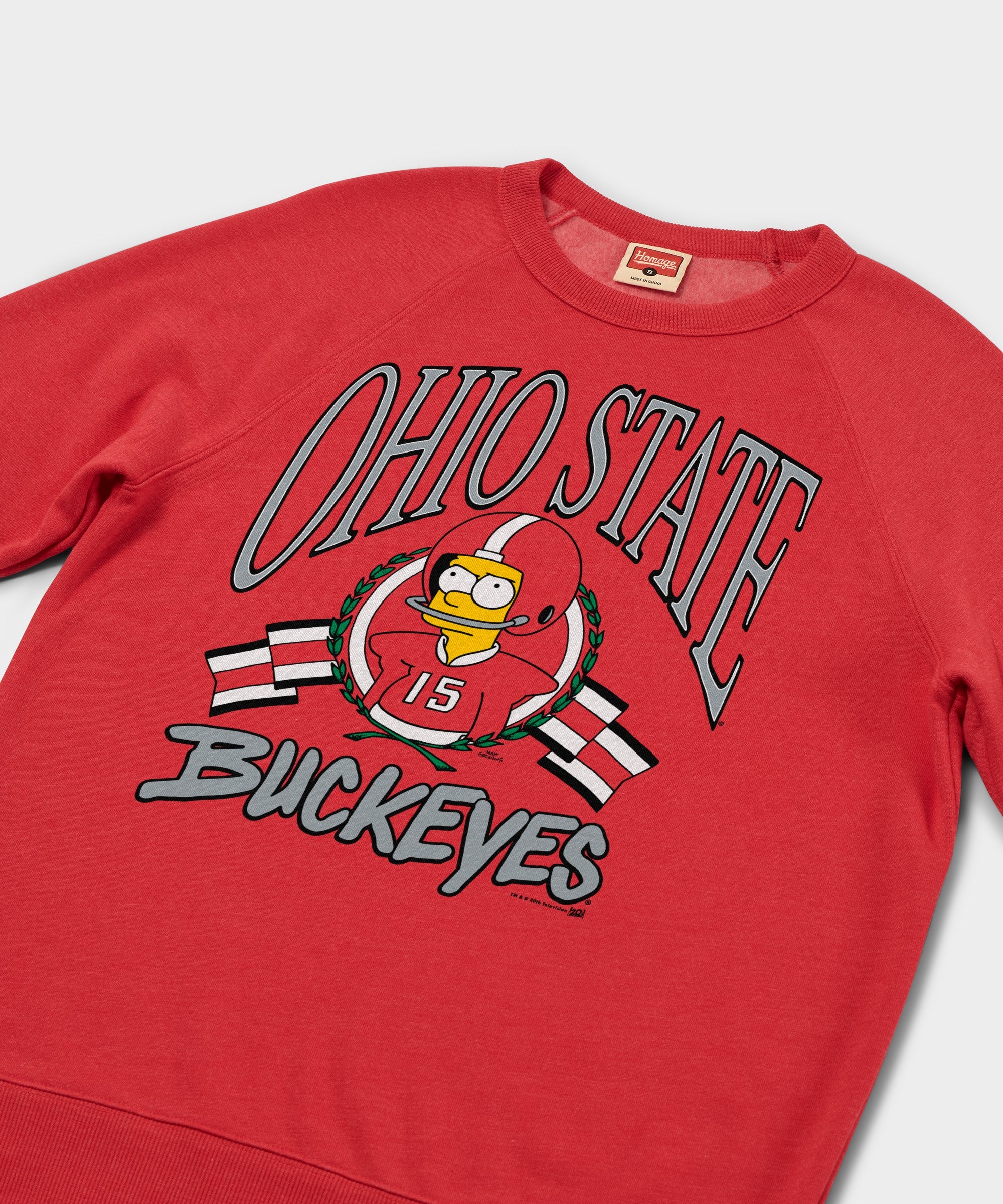 The Simpsons Bart X Ohio State Crewneck