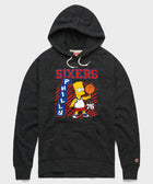 The Simpsons Bart X Philadelphia 76Ers Hoodie