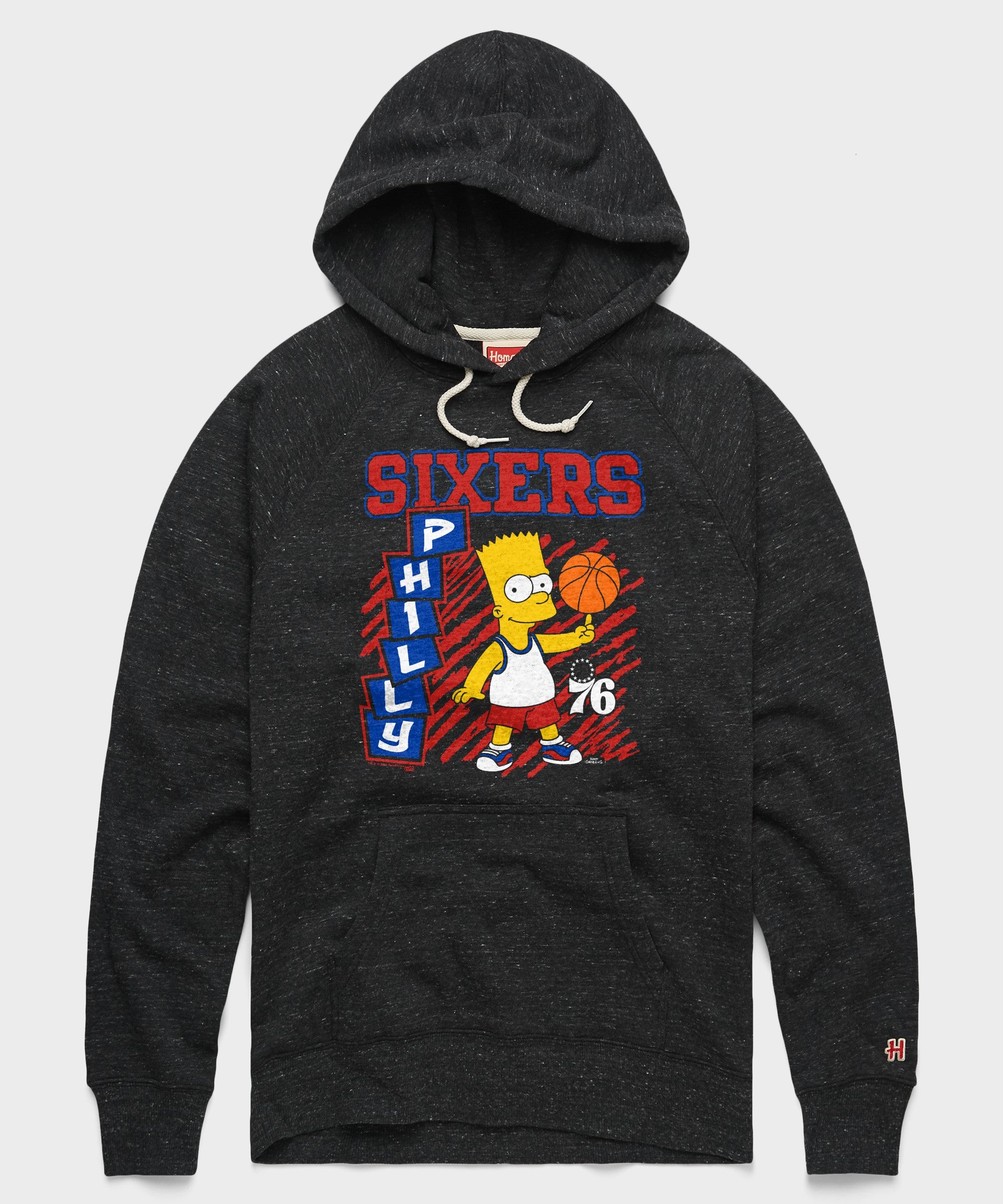 The Simpsons Bart X Philadelphia 76Ers Hoodie