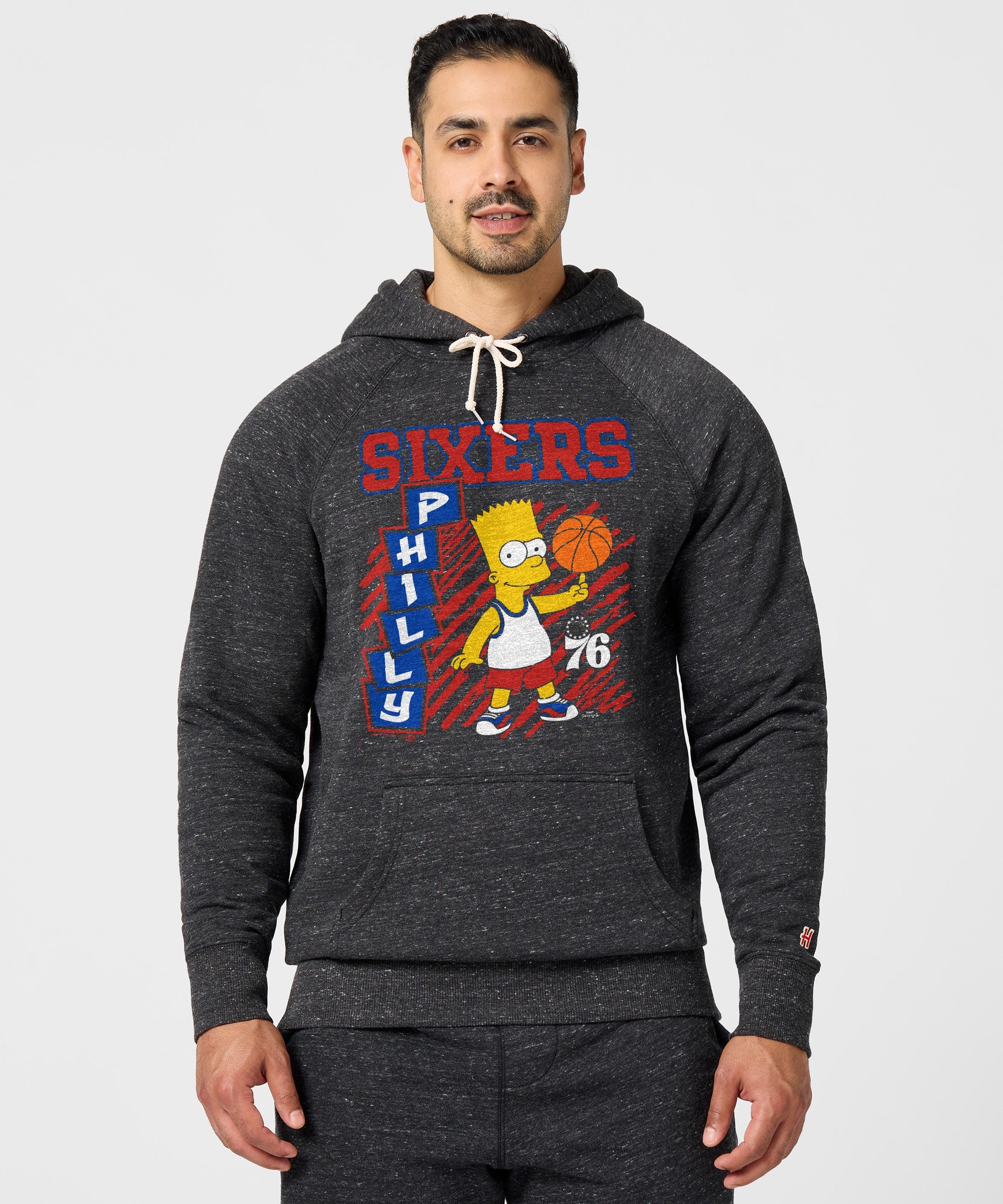 The Simpsons Bart X Philadelphia 76Ers Hoodie