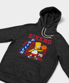 The Simpsons Bart X Philadelphia 76Ers Hoodie