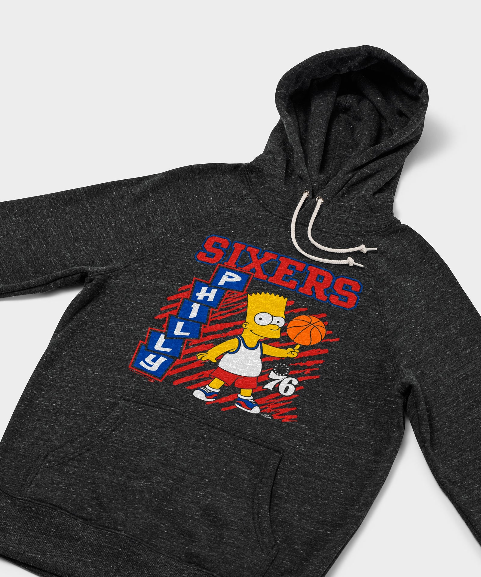 The Simpsons Bart X Philadelphia 76Ers Hoodie