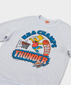 The Simpsons Bart X Thunder 2025 Nba Champs Crewneck