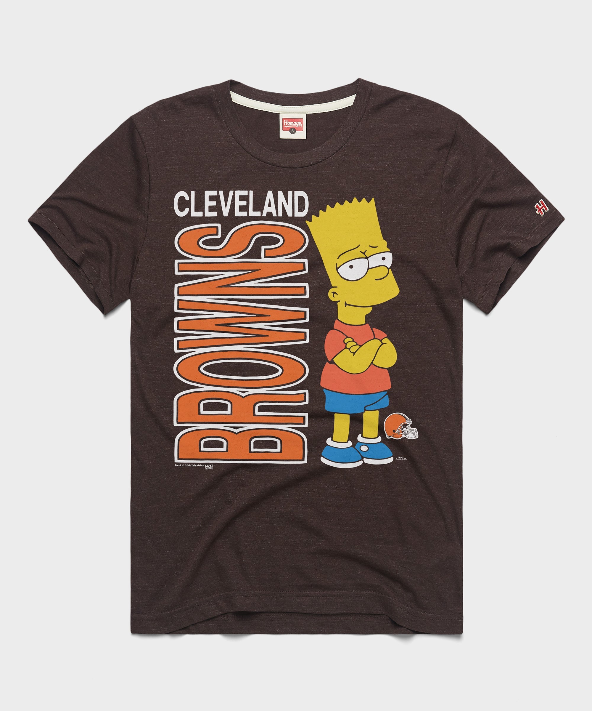 The Simpsons Bart x Cleveland Browns Brown