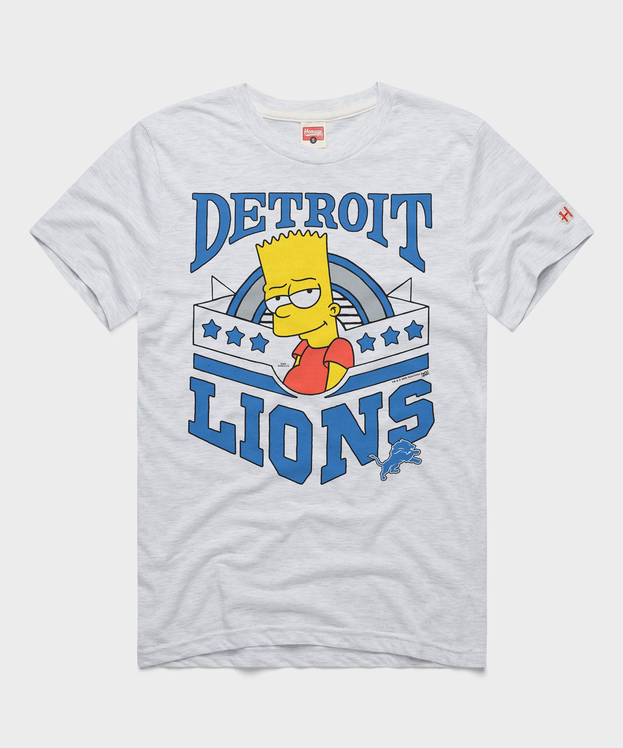 The Simpsons Bart x Detroit Lions Ash