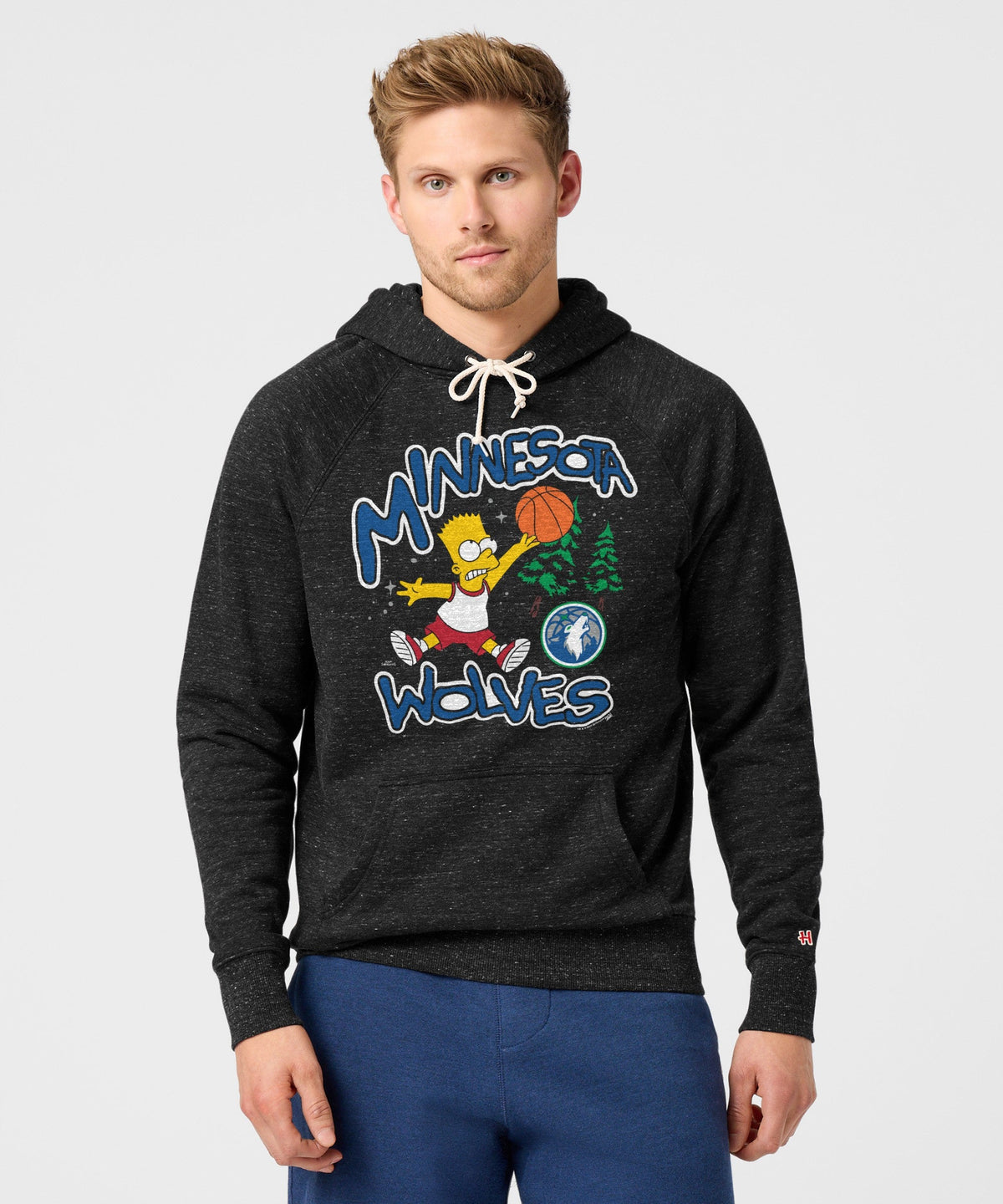 The Simpsons Bart x Minnesota Timberwolves Hoodie