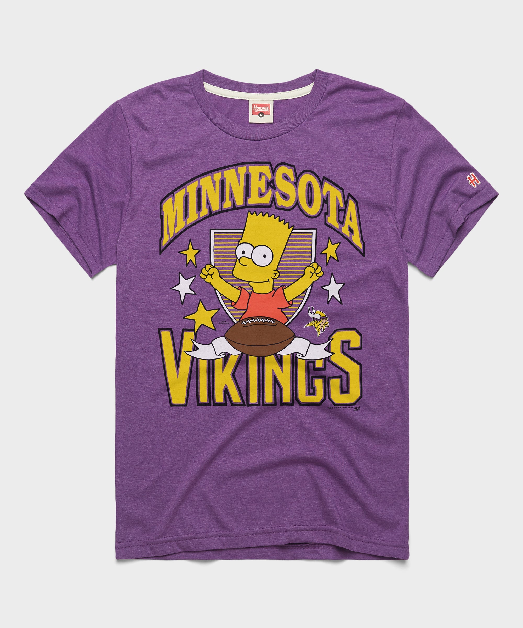 The Simpsons Bart x Minnesota Vikings Royal Purple