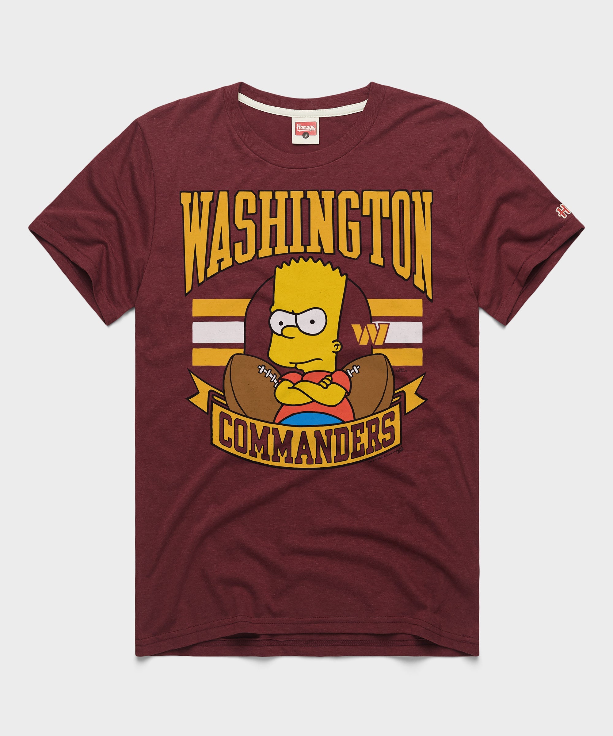 The Simpsons Bart x Washington Commanders