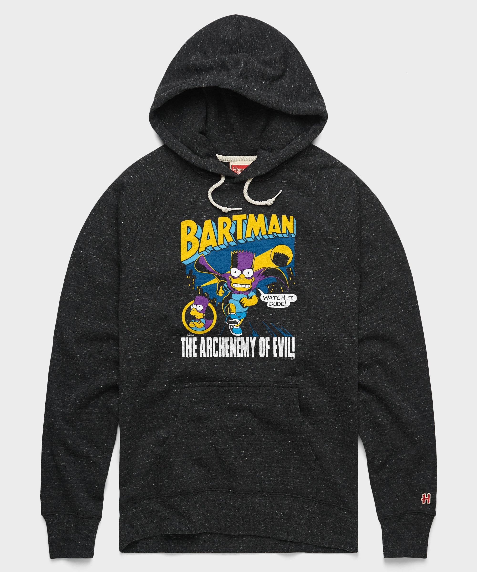 The Simpsons Bartman The Archenemy Of Evil Hoodie
