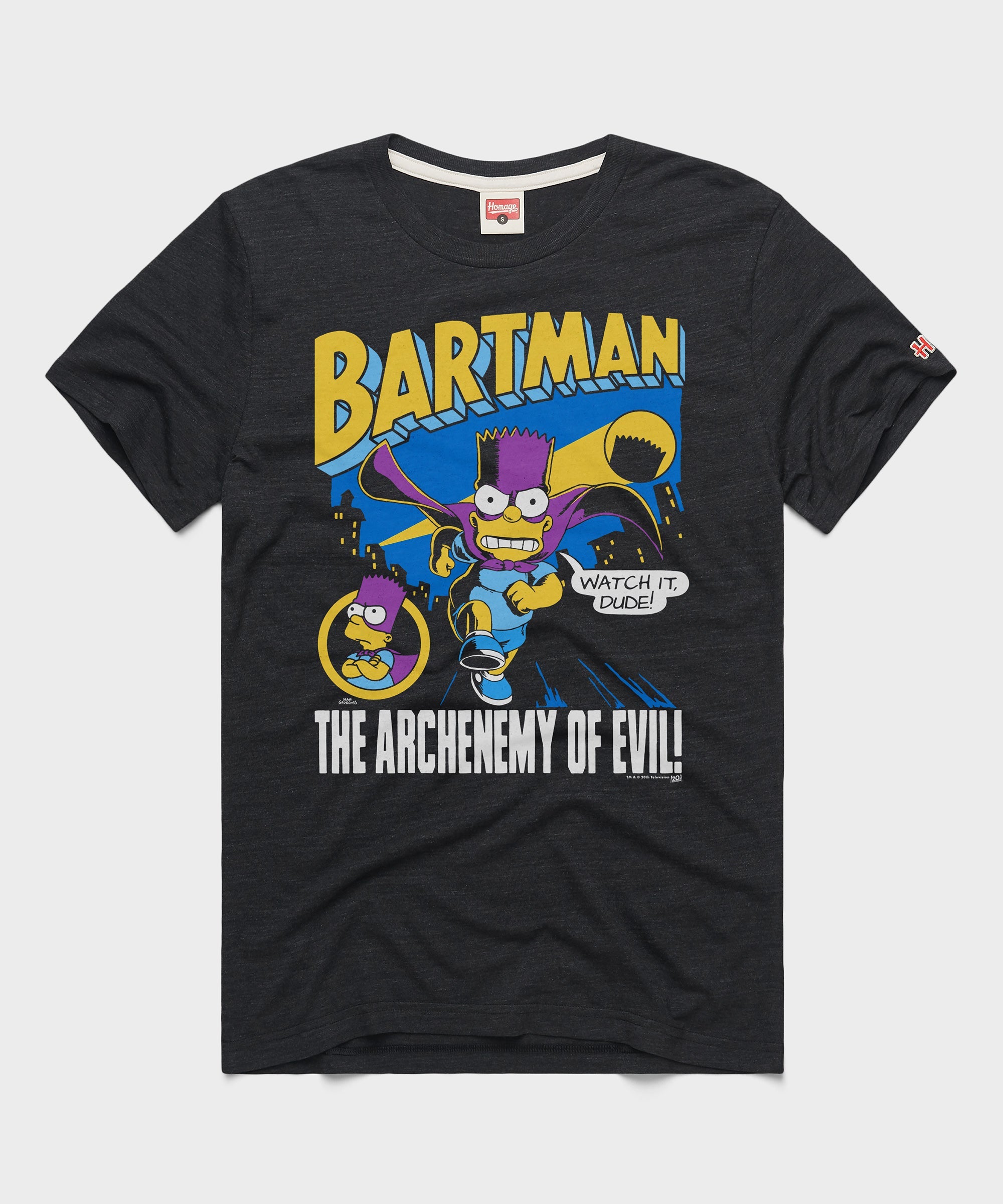 The Simpsons Bartman The Archenemy of Evil Charcoal