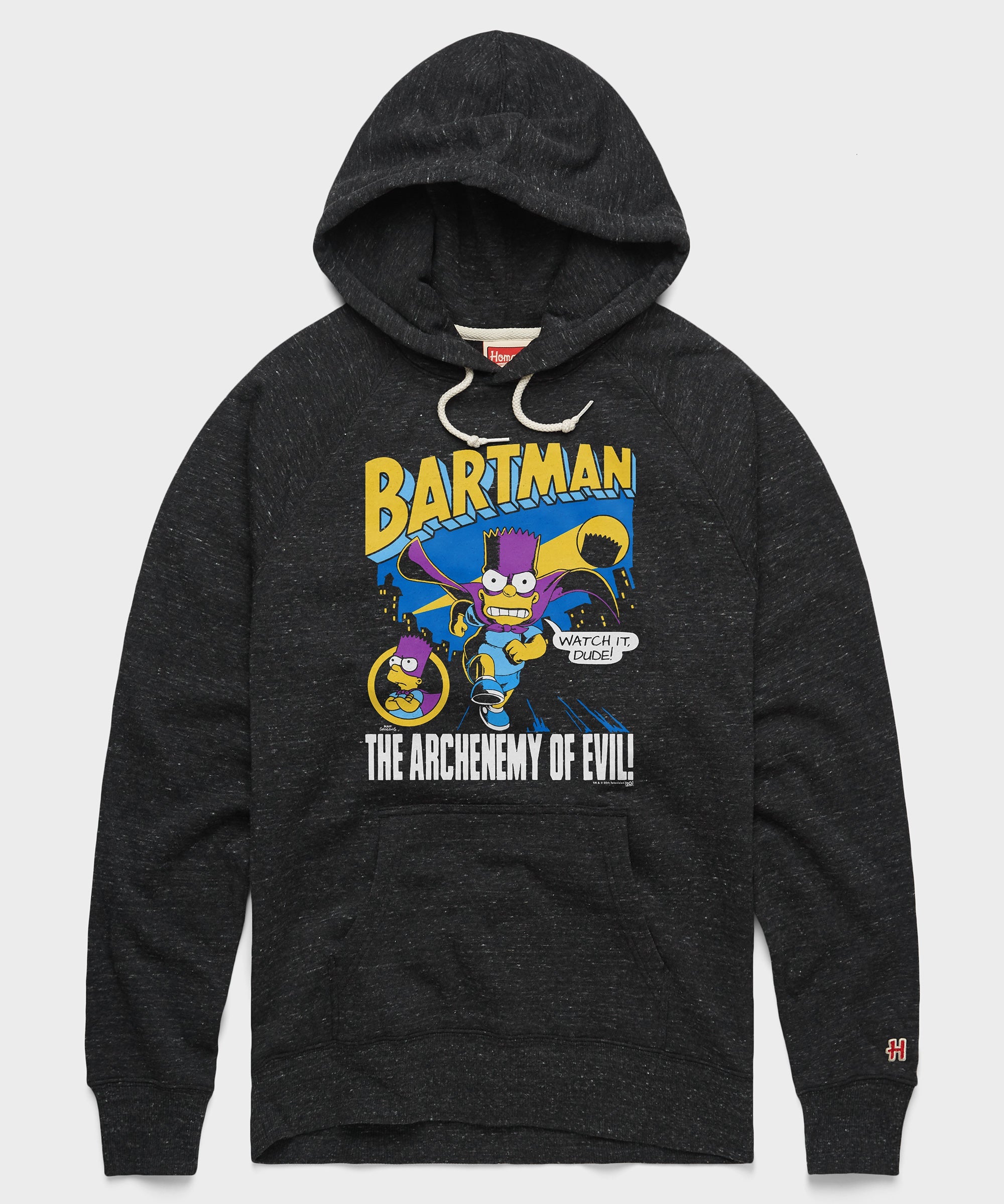 The Simpsons Bartman The Archenemy of Evil Hoodie