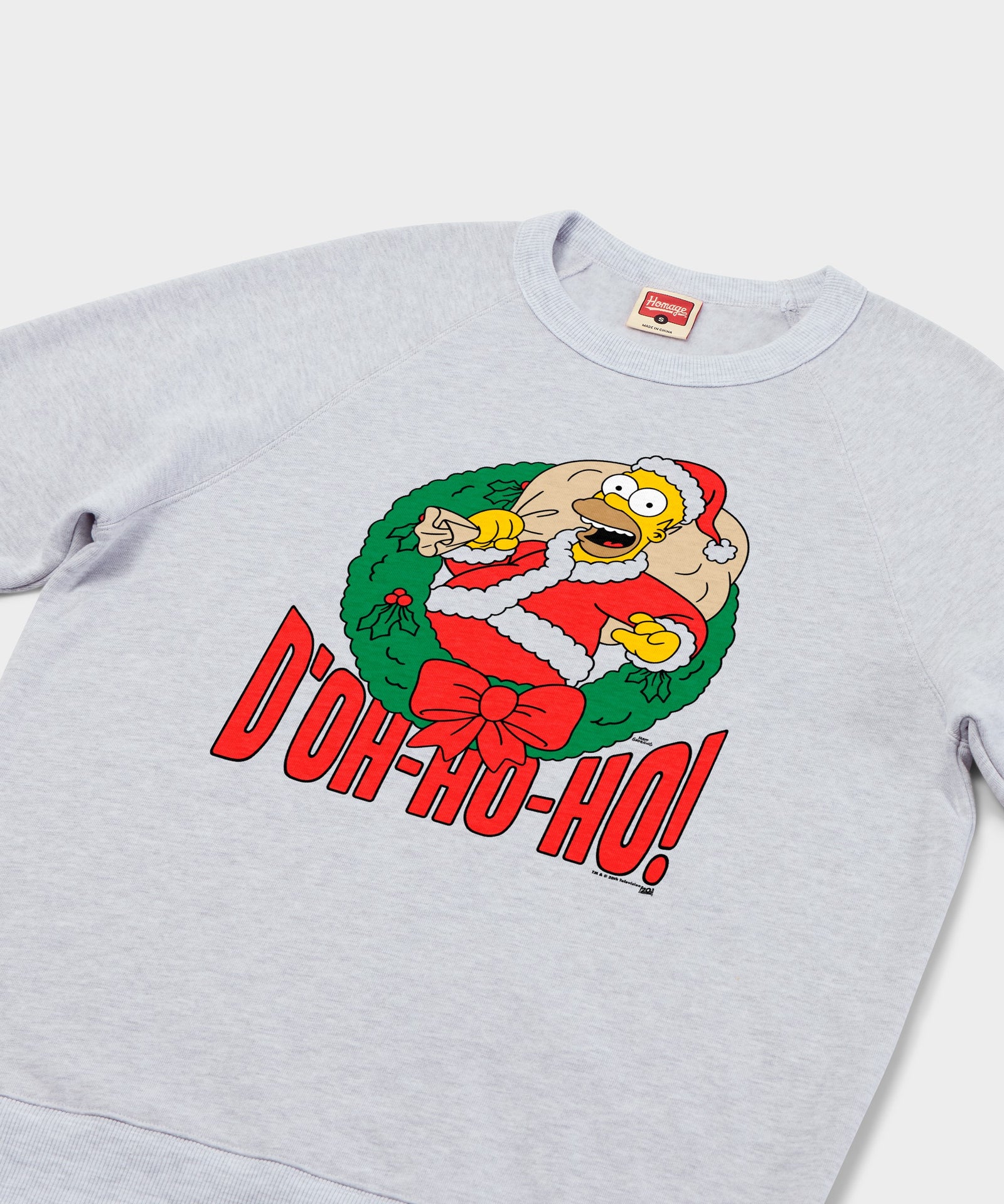 The Simpsons Homer D'oh Ho Ho Crewneck