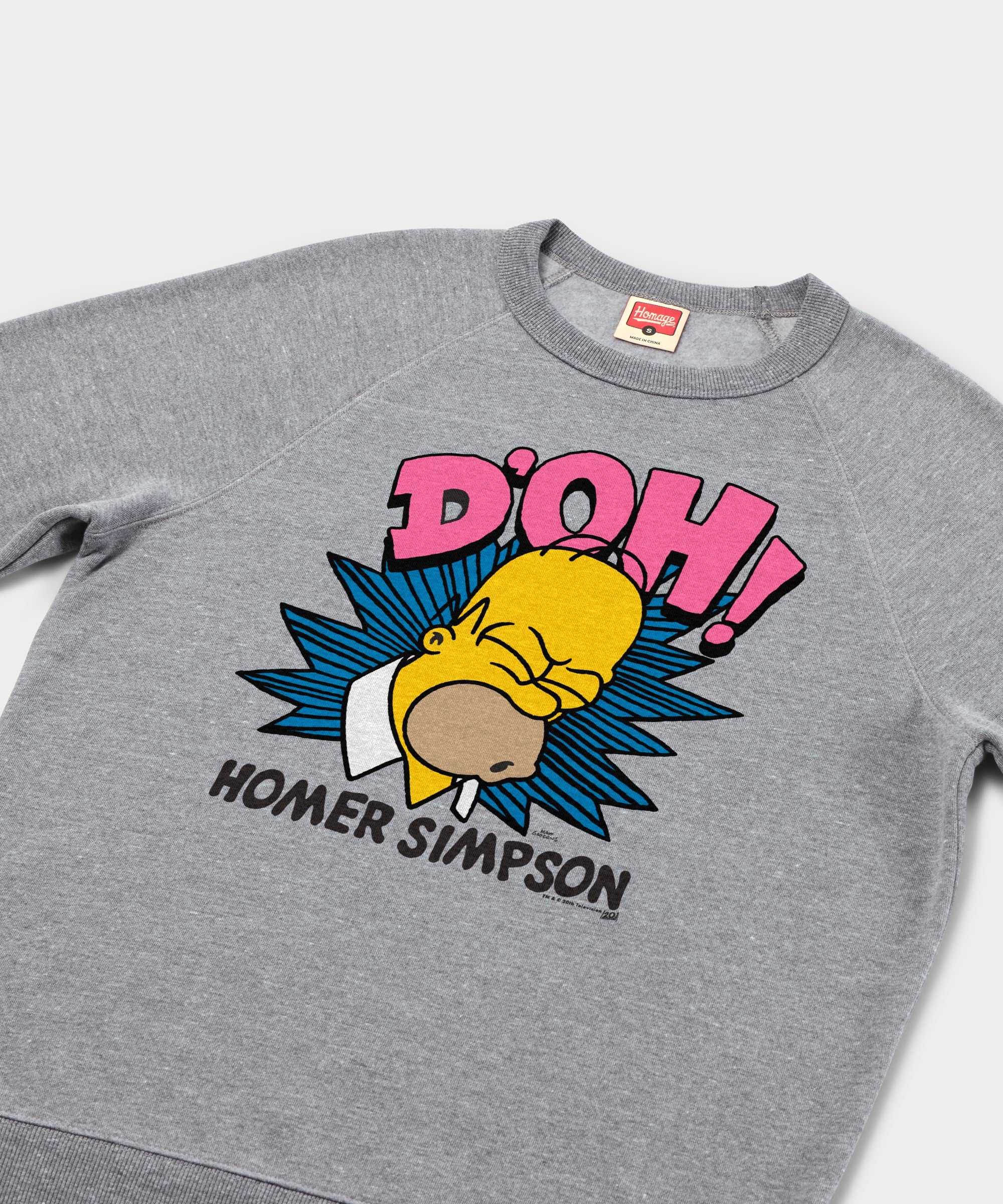The Simpsons Homer Simpson D'oh Crewneck