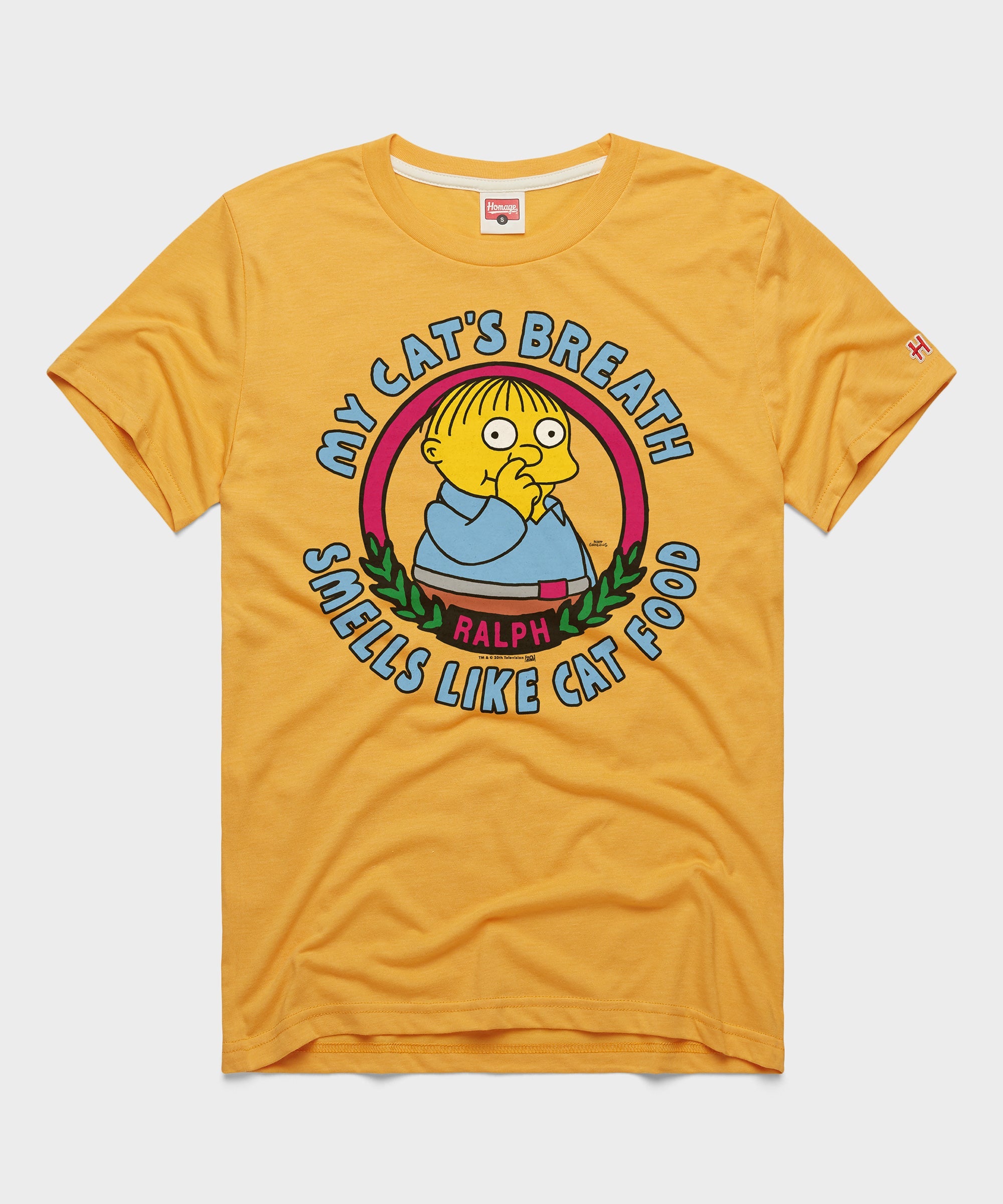 The Simpsons Ralph My Cat's Breath Smells Like Cat Food Gold
