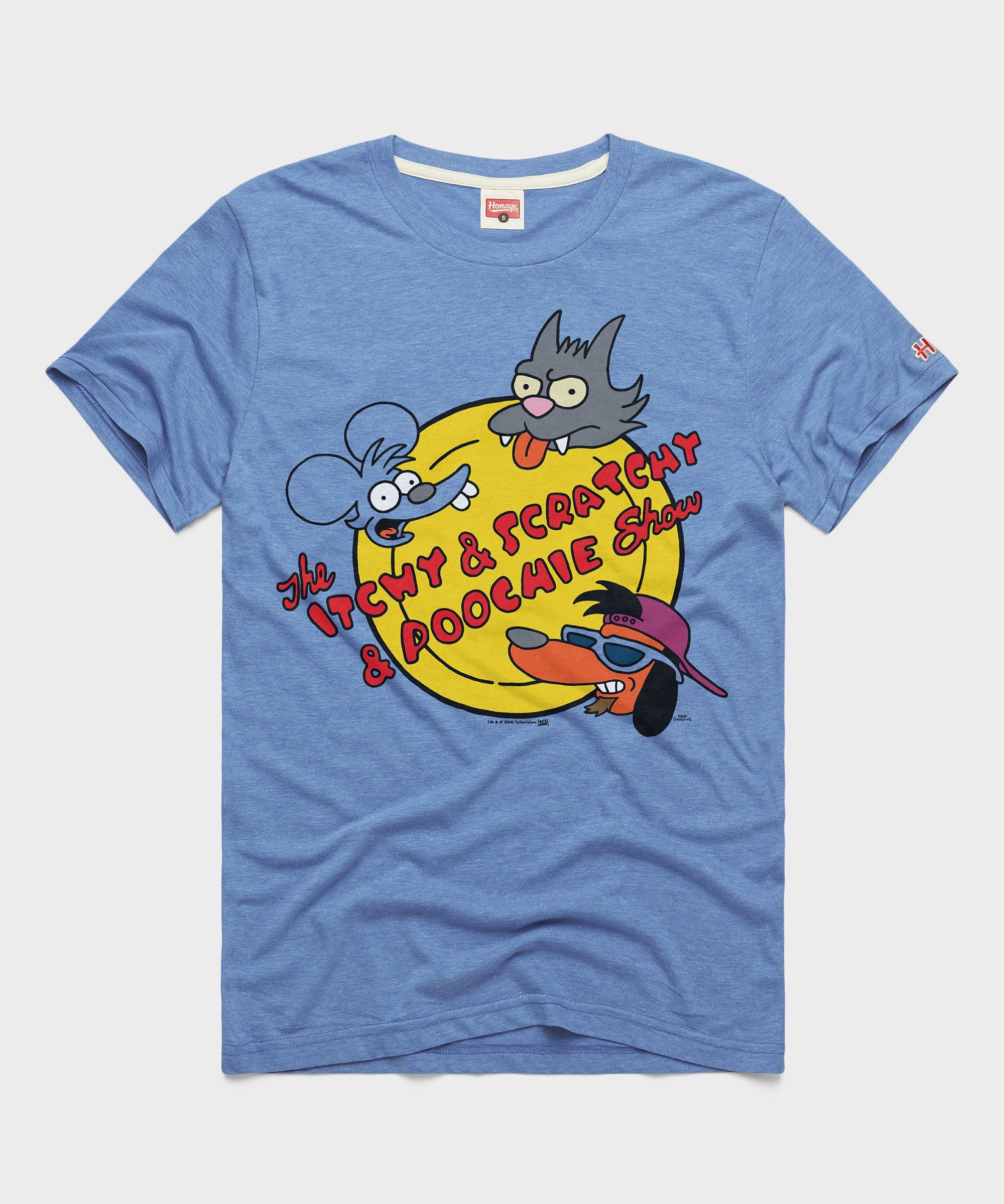 The Simpsons The Itchy And Scratchy And Poochie Show Light Blue