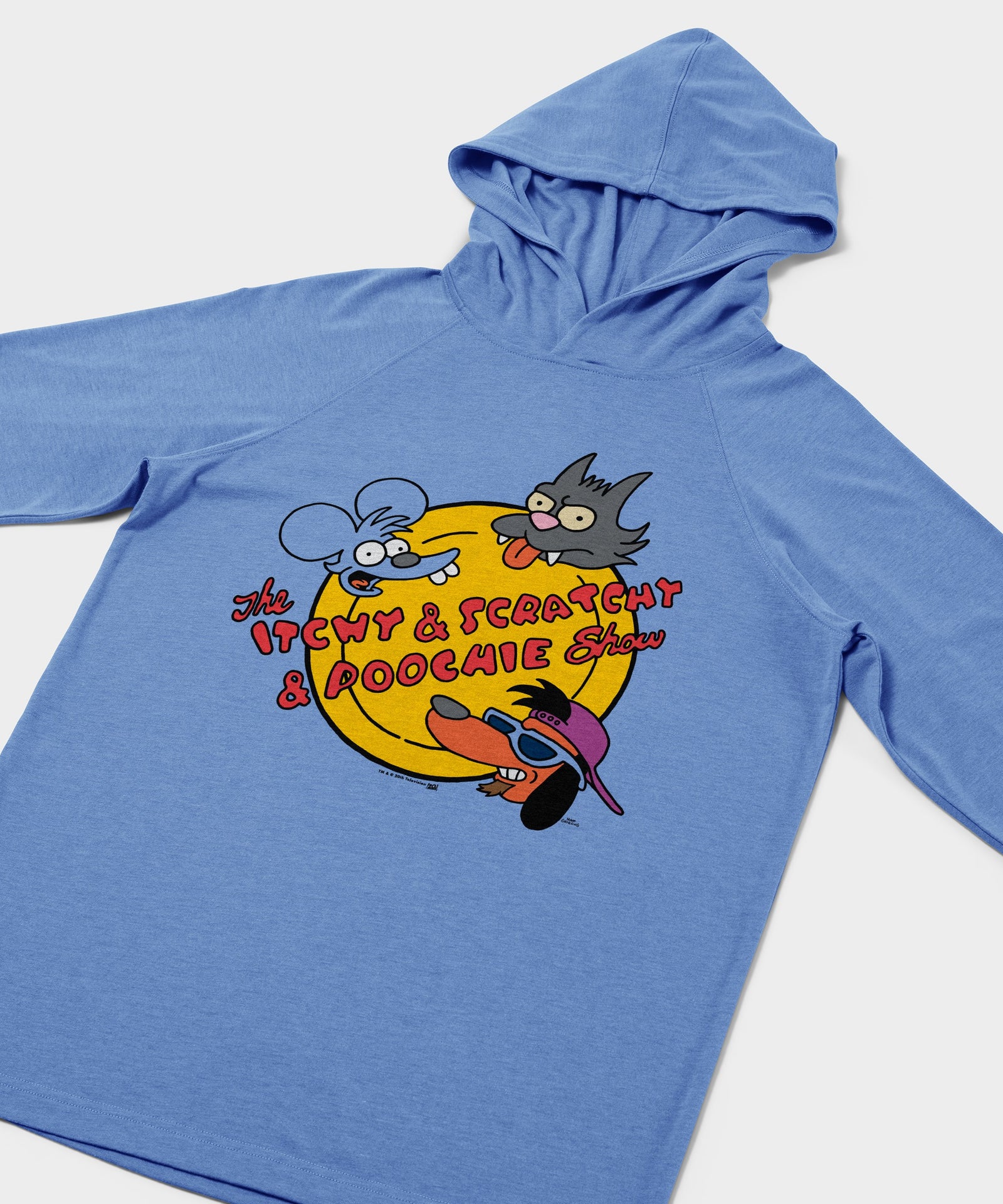 The Simpsons The Itchy And Scratchy And Poochie Show Lightweight Hoodie