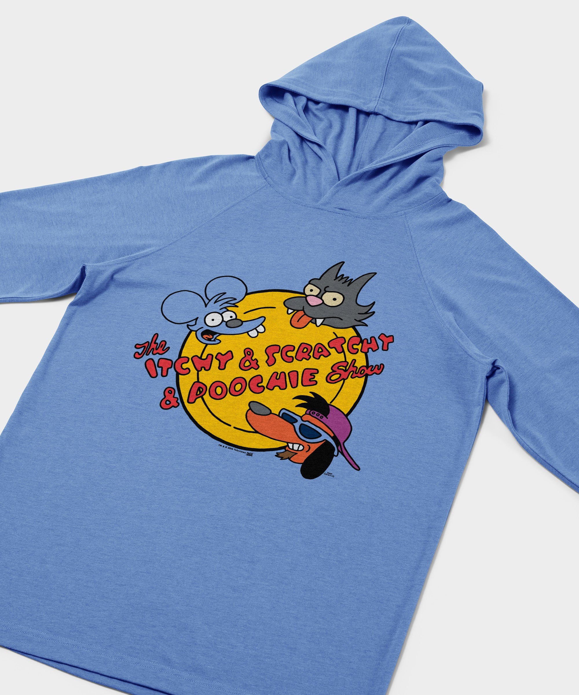 The Simpsons The Itchy And Scratchy And Poochie Show Lightweight Hoodie